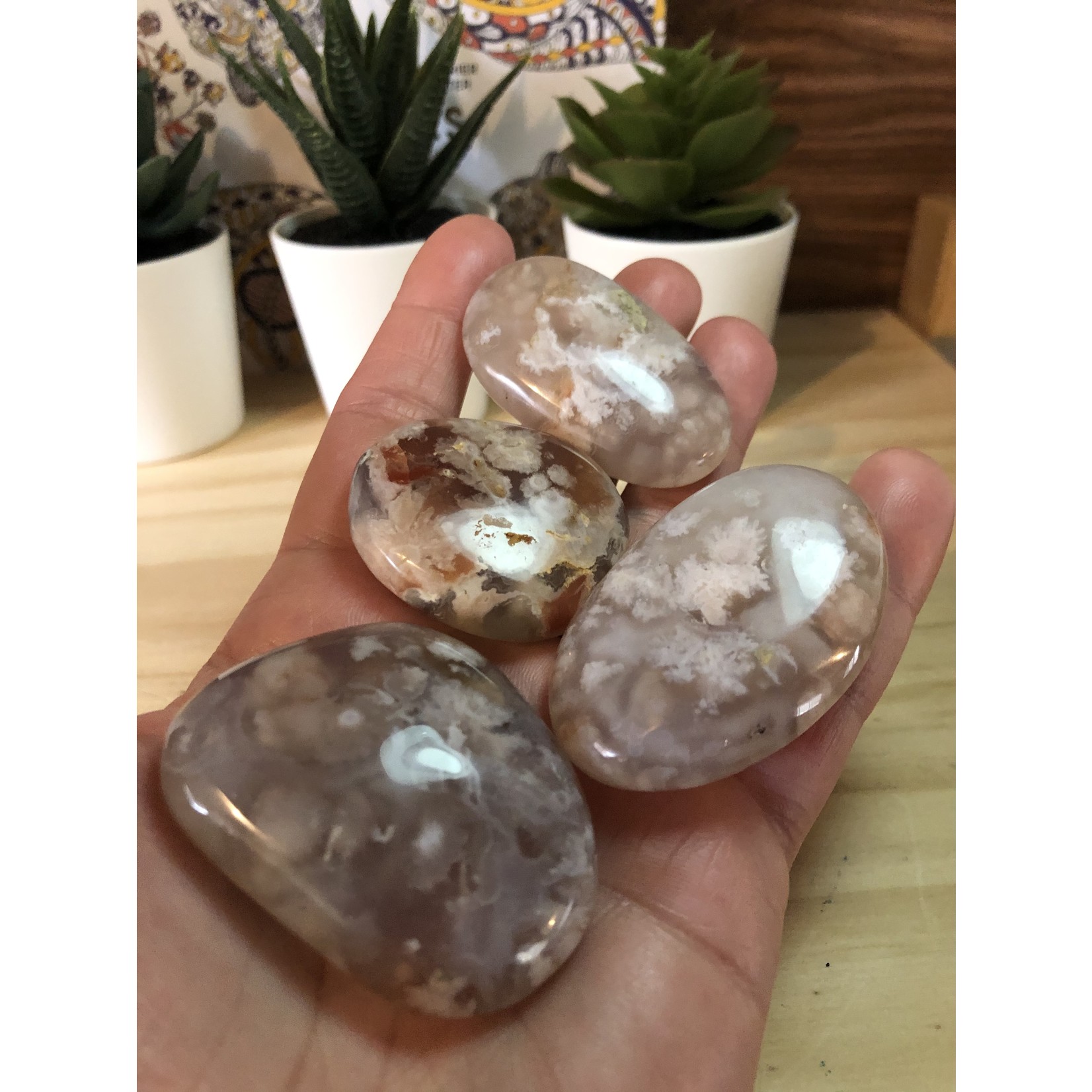 flower agate-palm grade AA