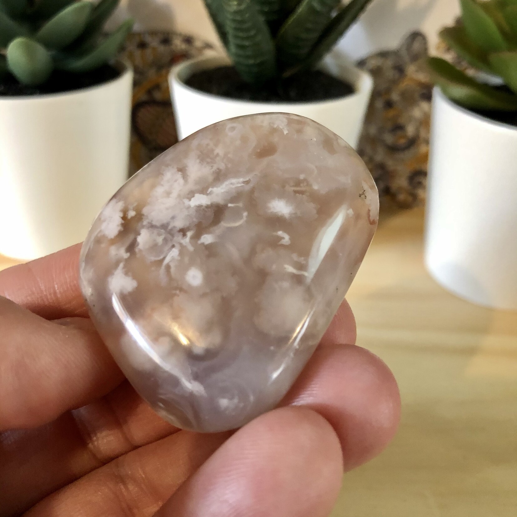 flower agate-palm grade AA