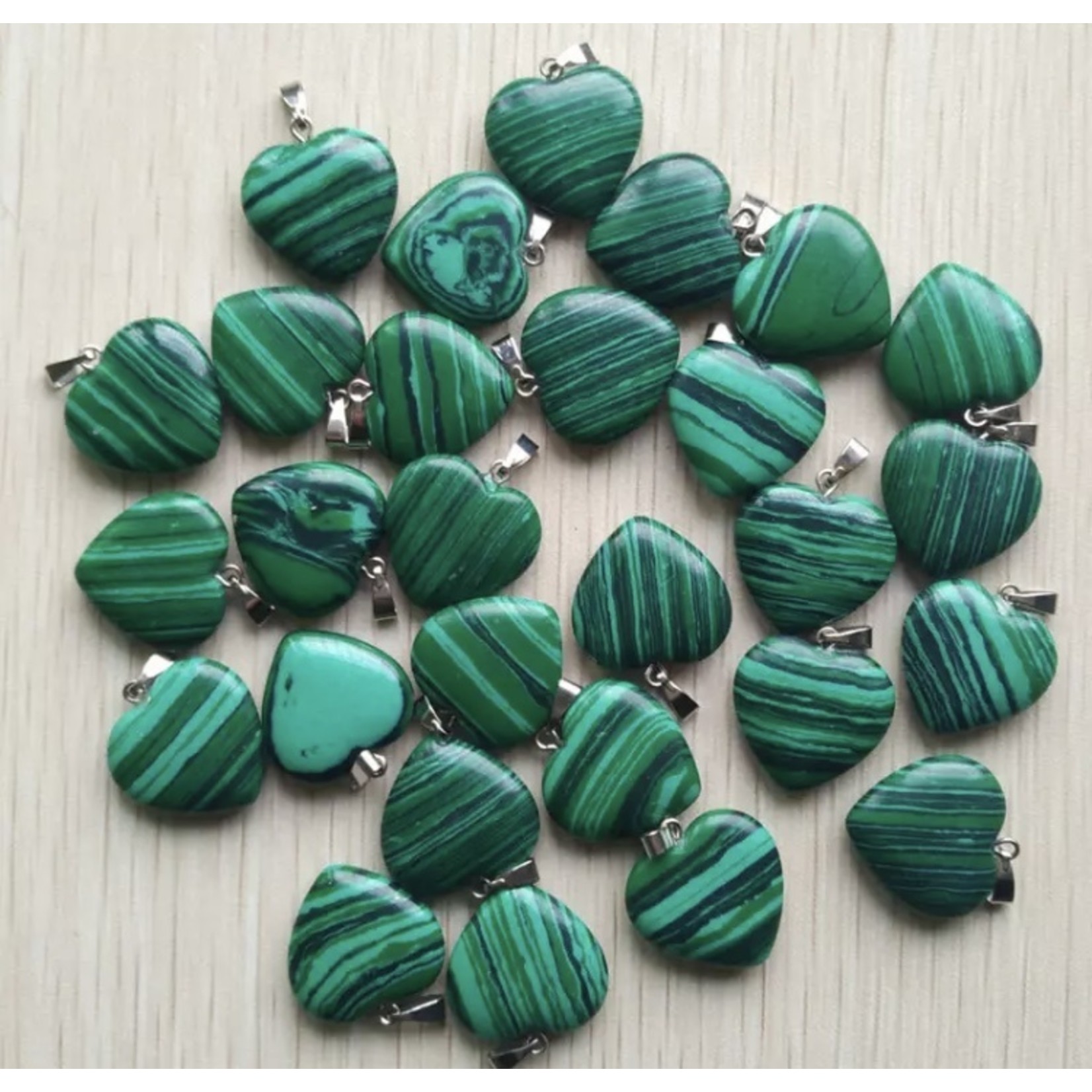 pendentif malachite 20mm