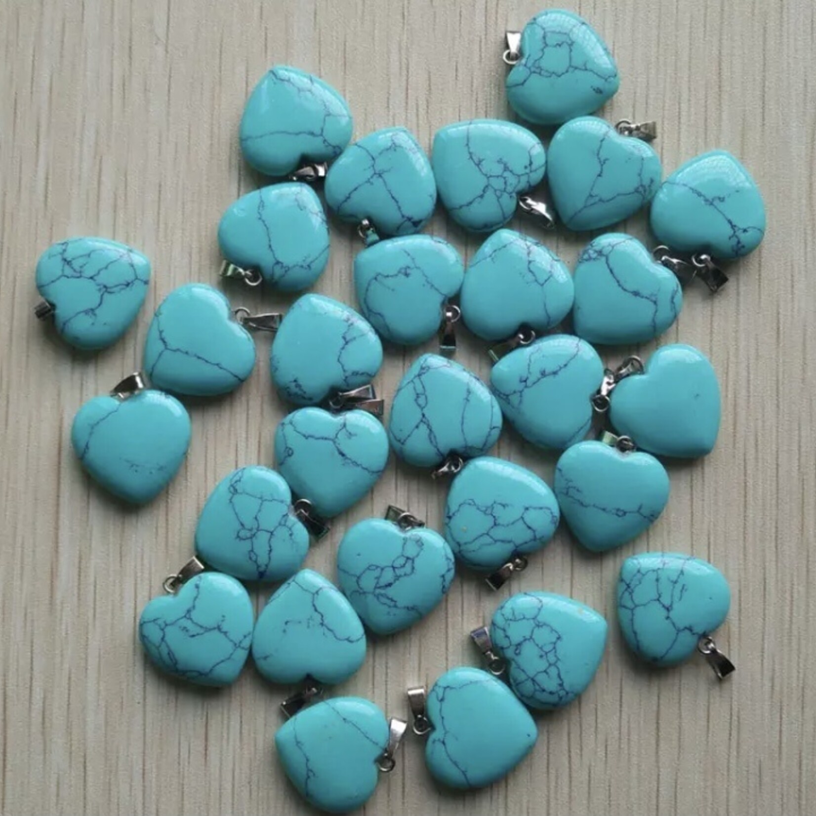 pendant turquoise 20mm