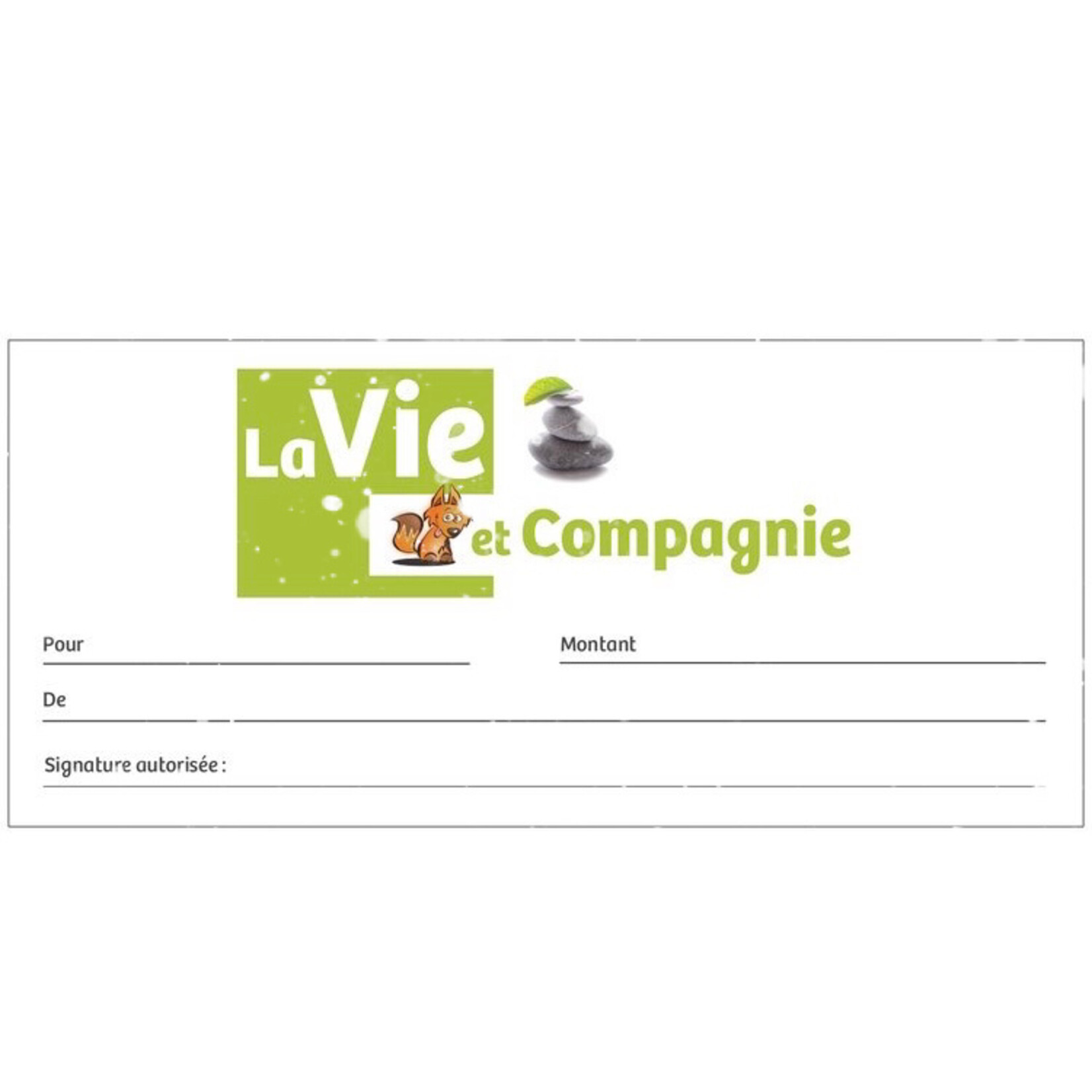 Certificat cadeau prêt à offrir | La Vie et Compagnie