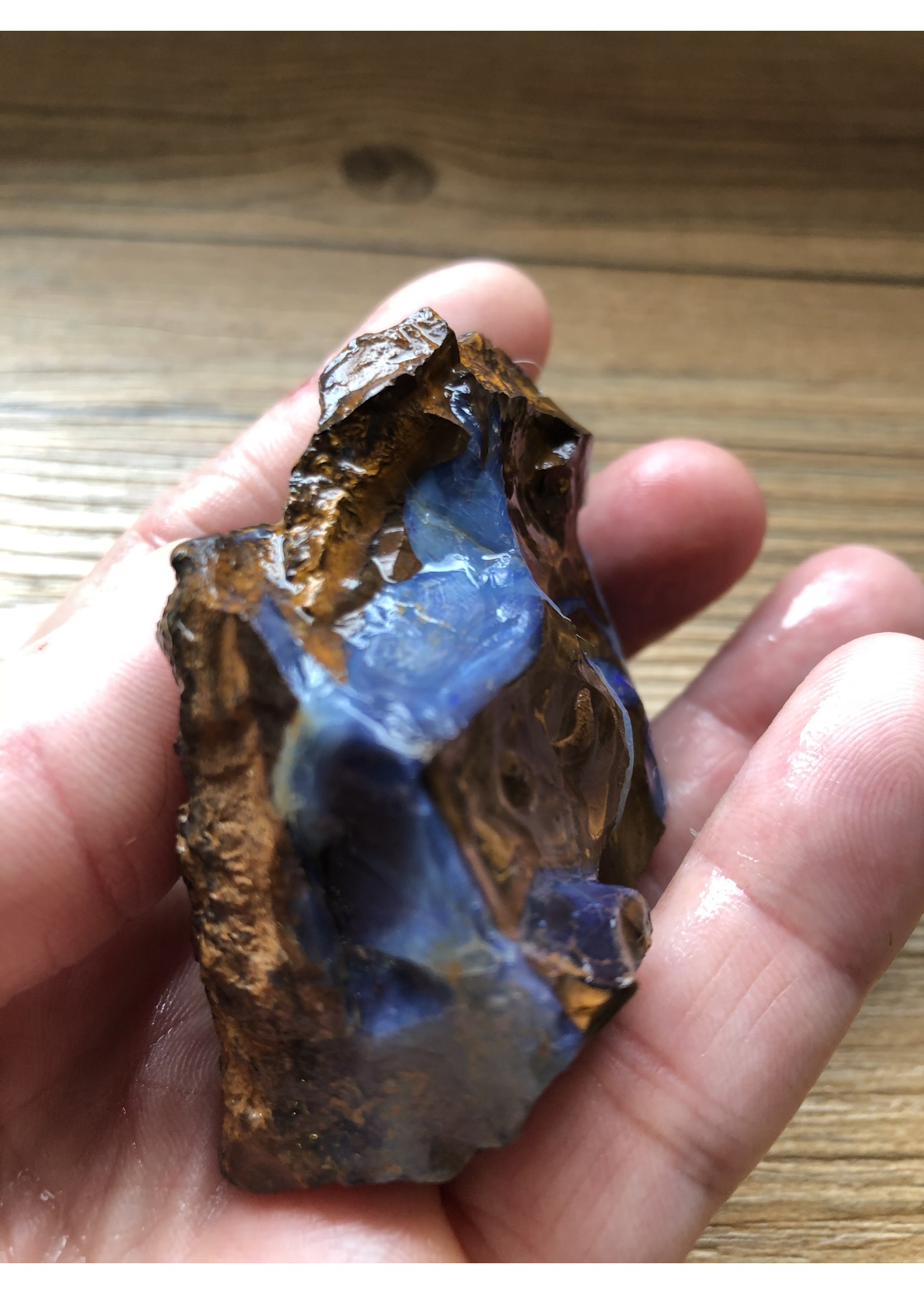 rough boulder opal-angel