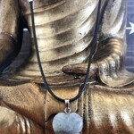 heart necklace labradorite