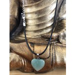 heart necklace aventurine