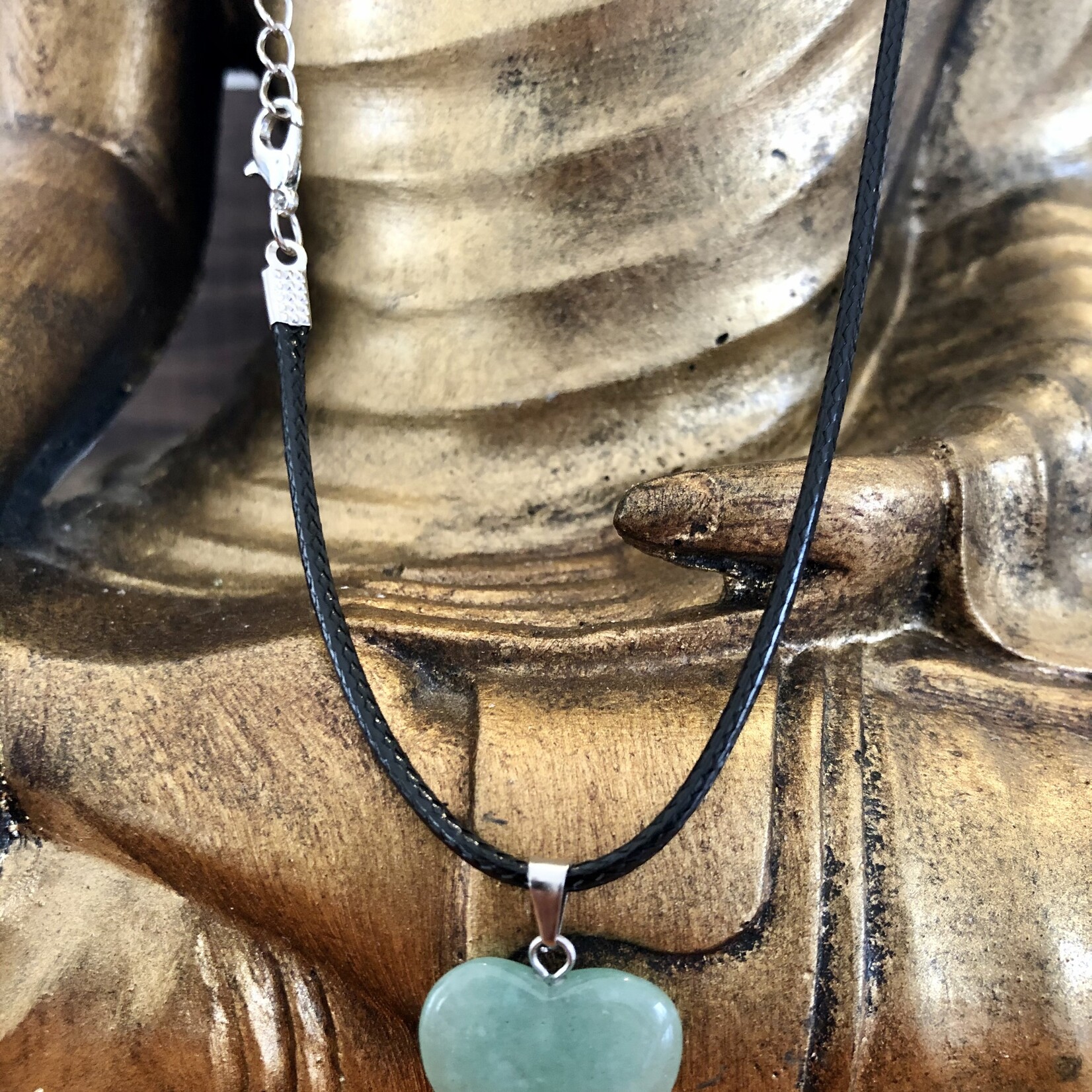 collier cœur aventurine