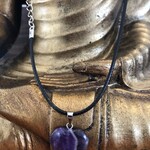 heart necklace amethyst