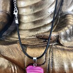 heart necklace red onyx