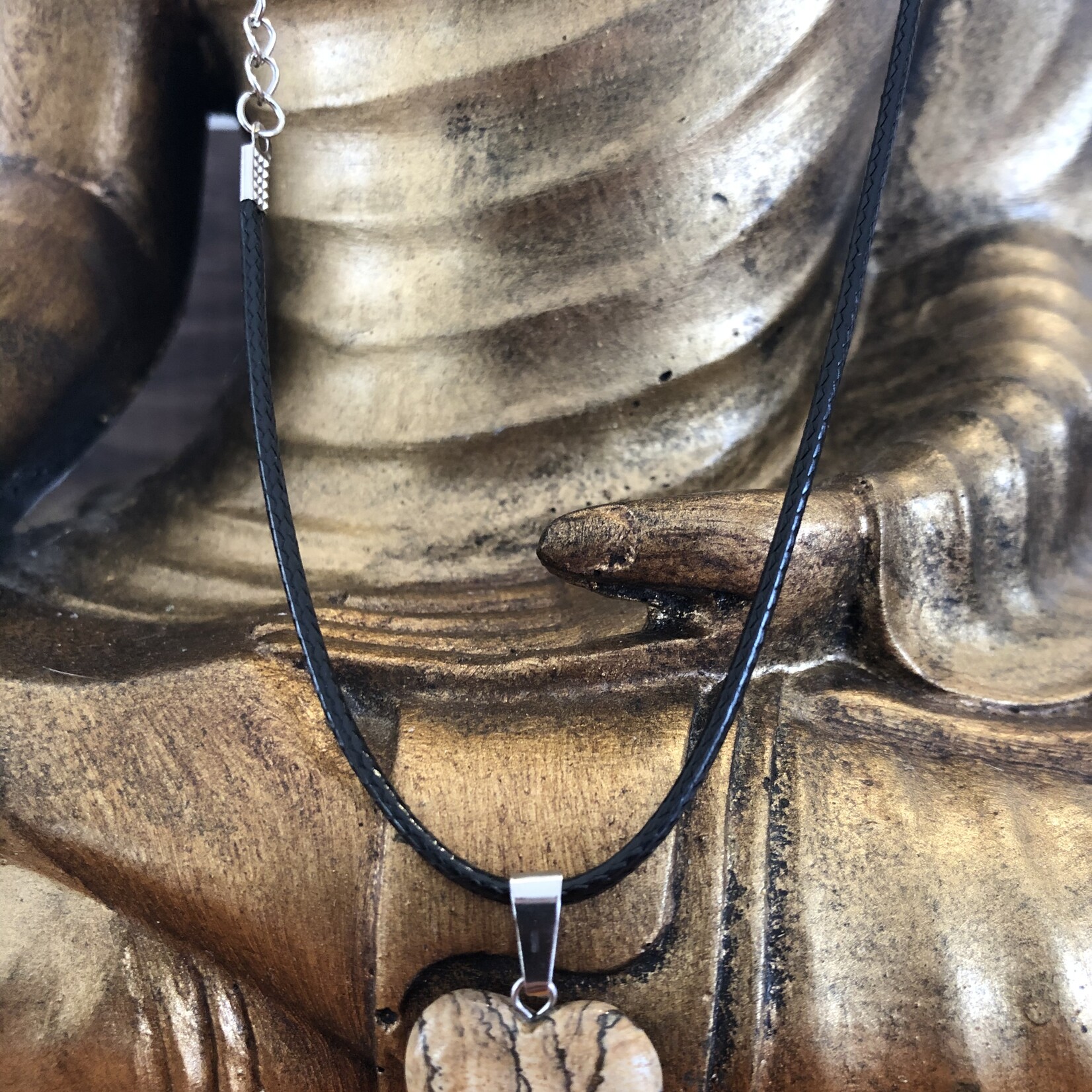 heart necklace picture stone