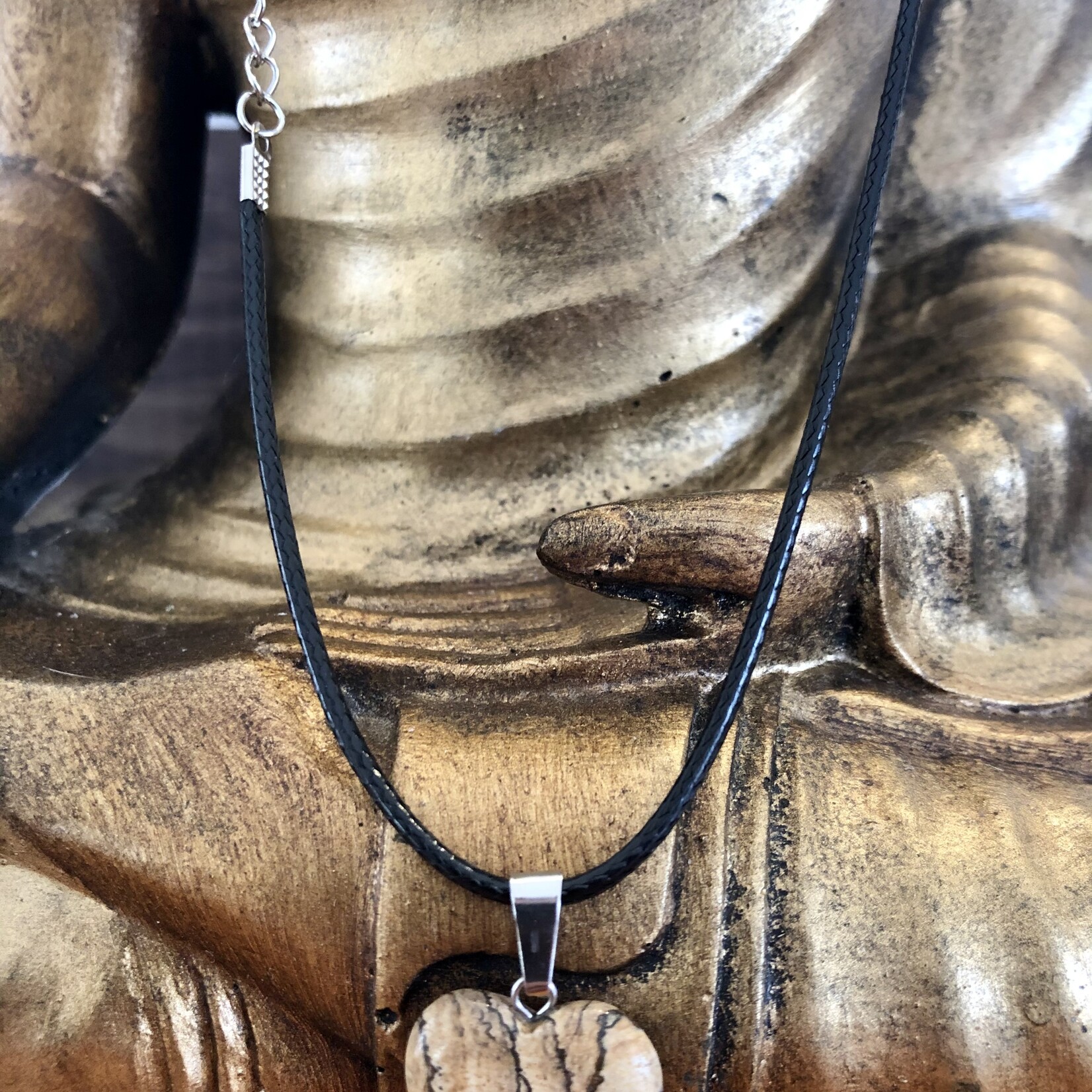 heart necklace picture stone