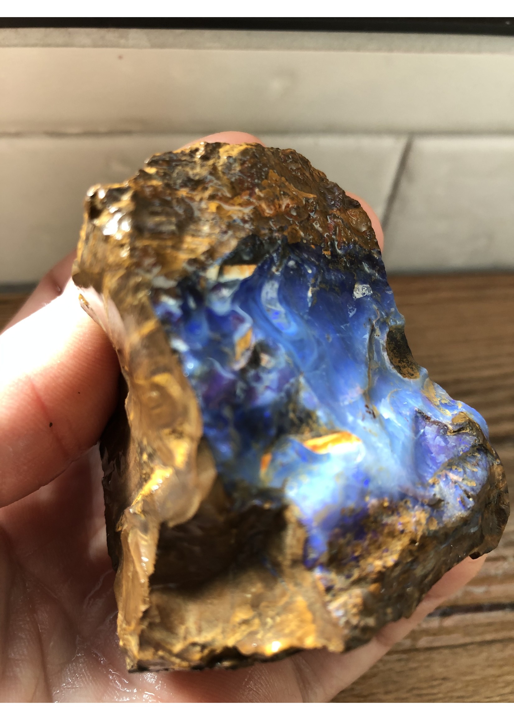 rough boulder opal-large surface