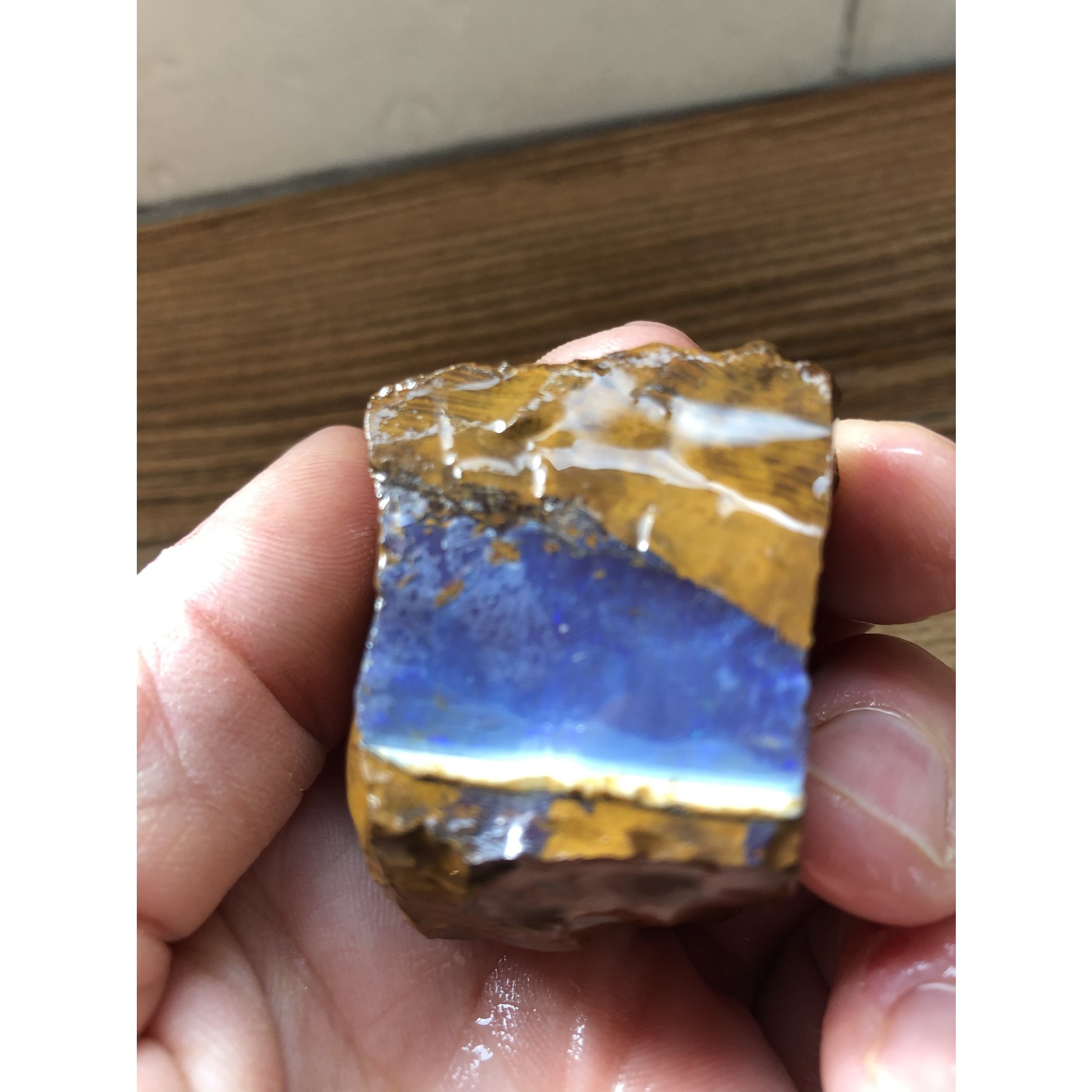 rough boulder opal-white