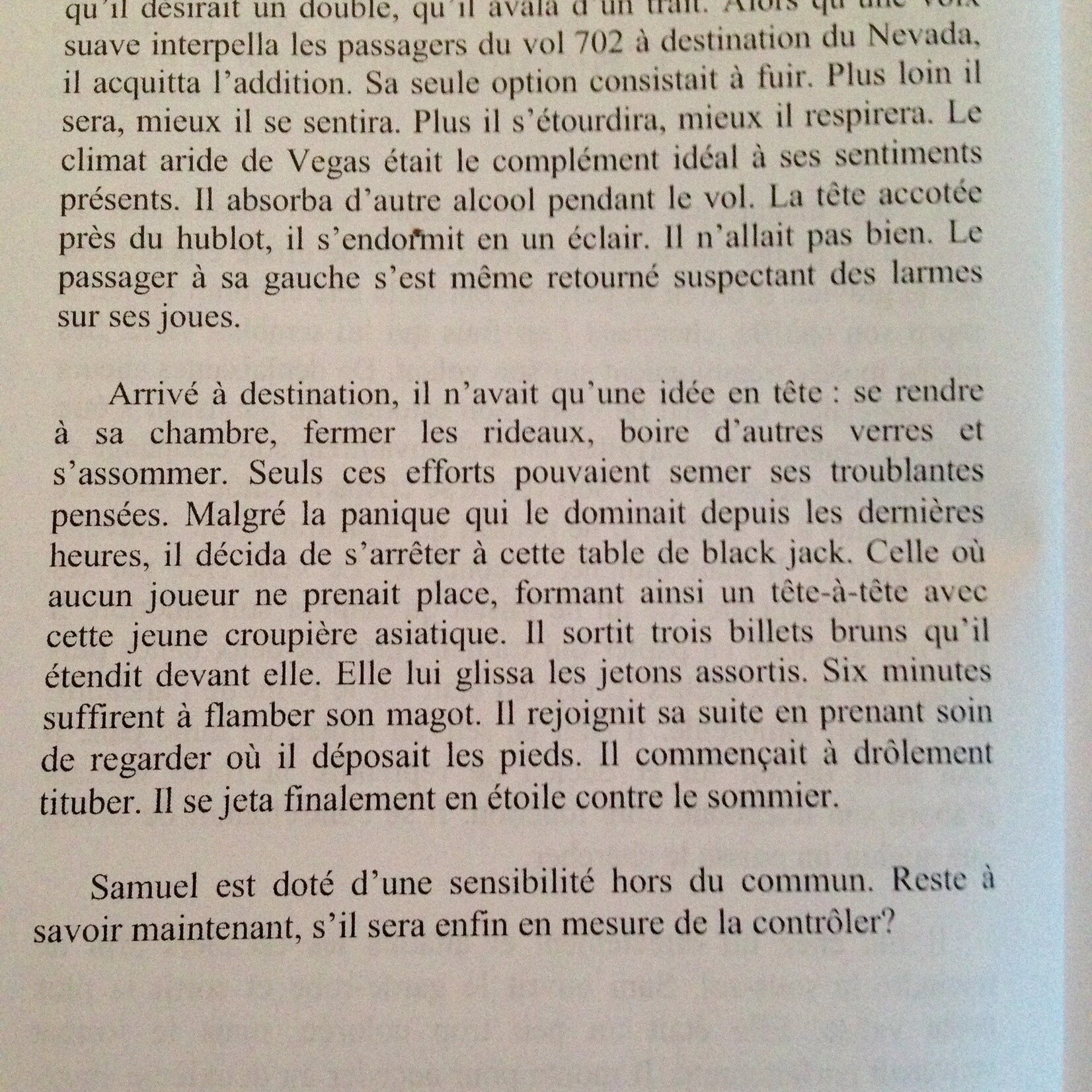 roman 5 à 1 pour Sam