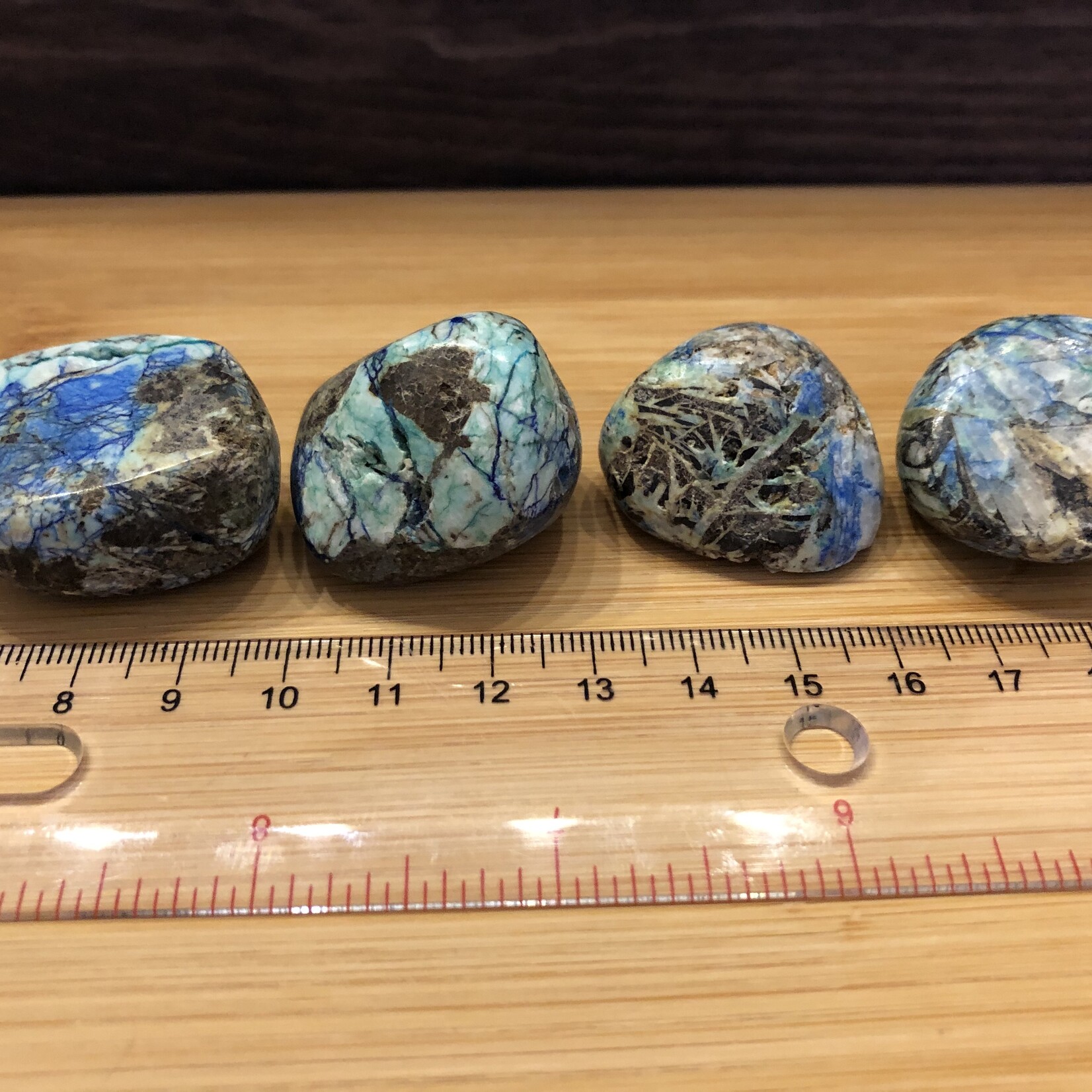 azurite malachite pierre roulée