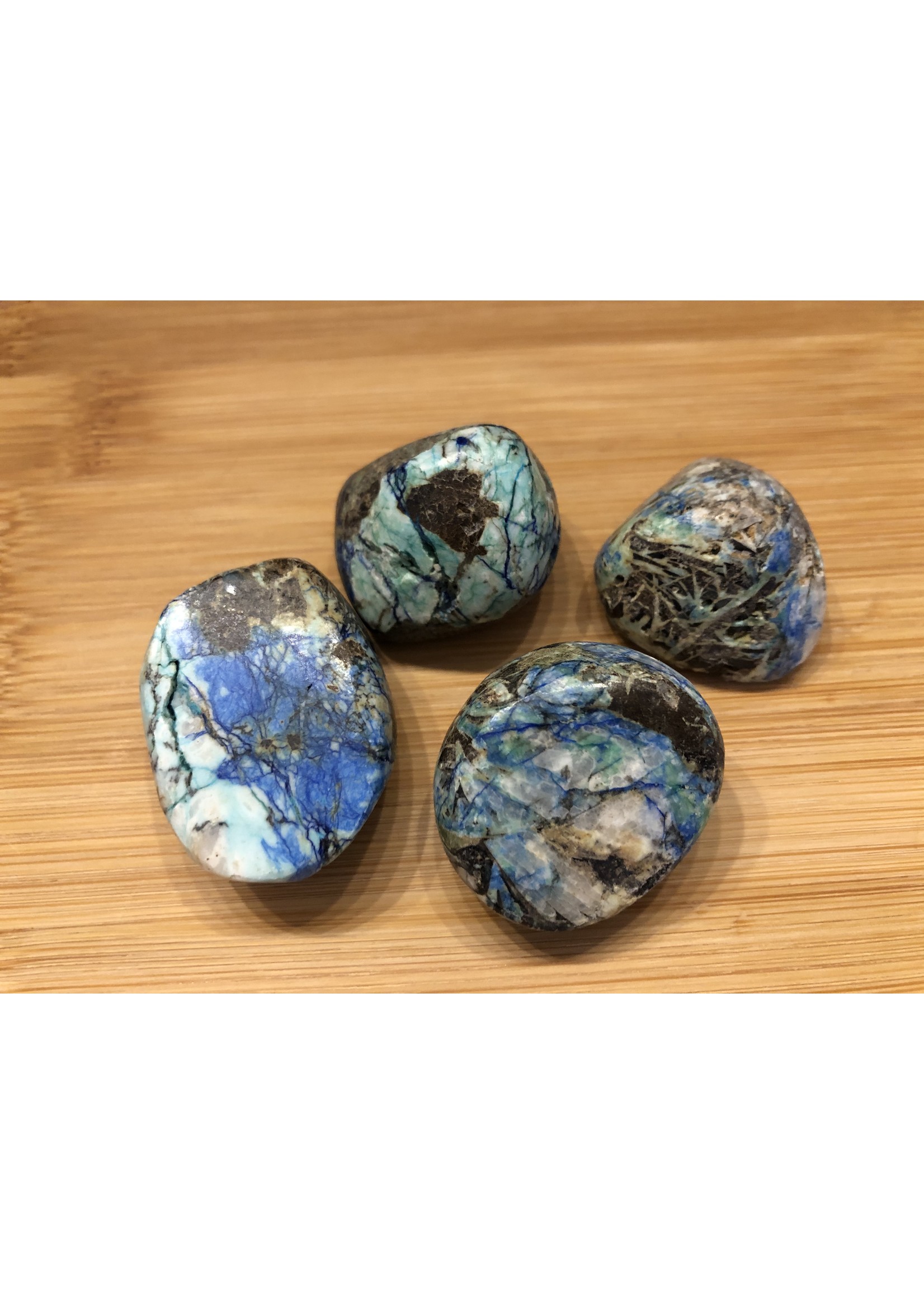 azurite malachite pierre roulée