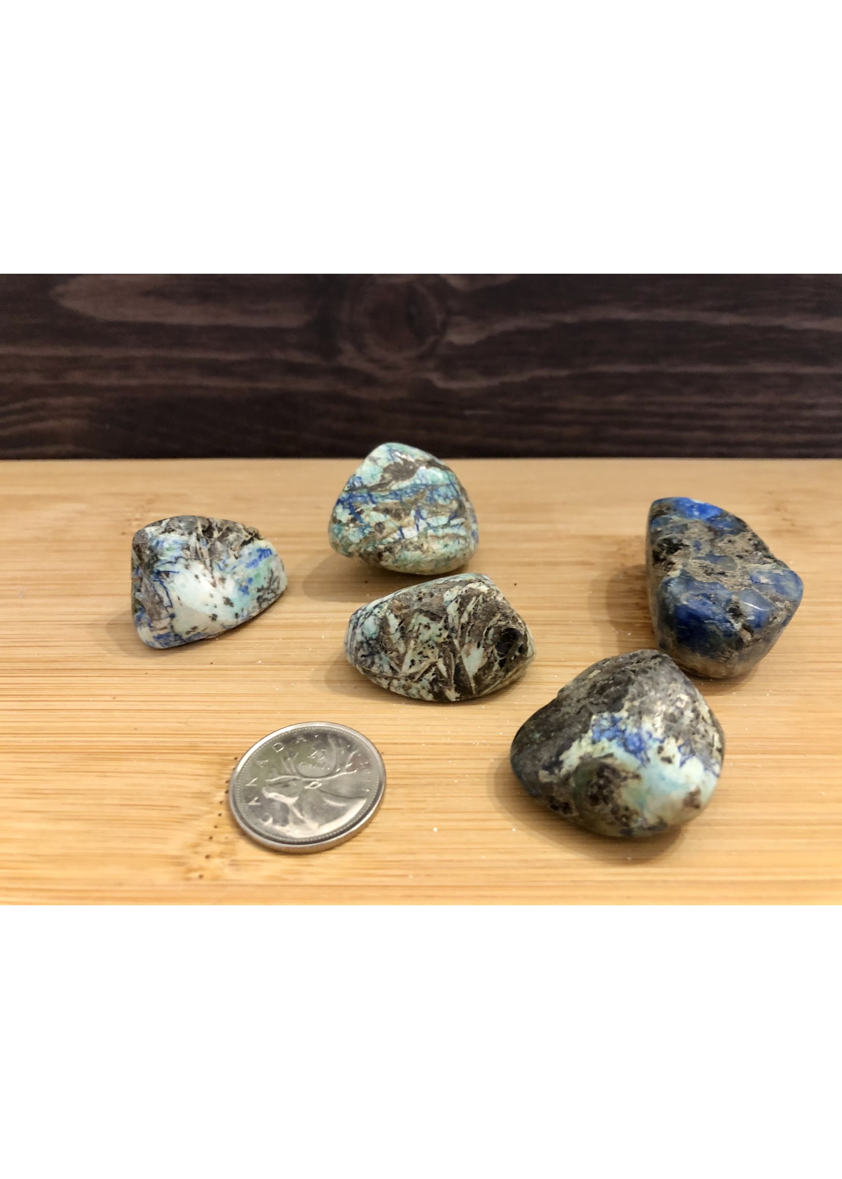 azurite malachite tumbled stone