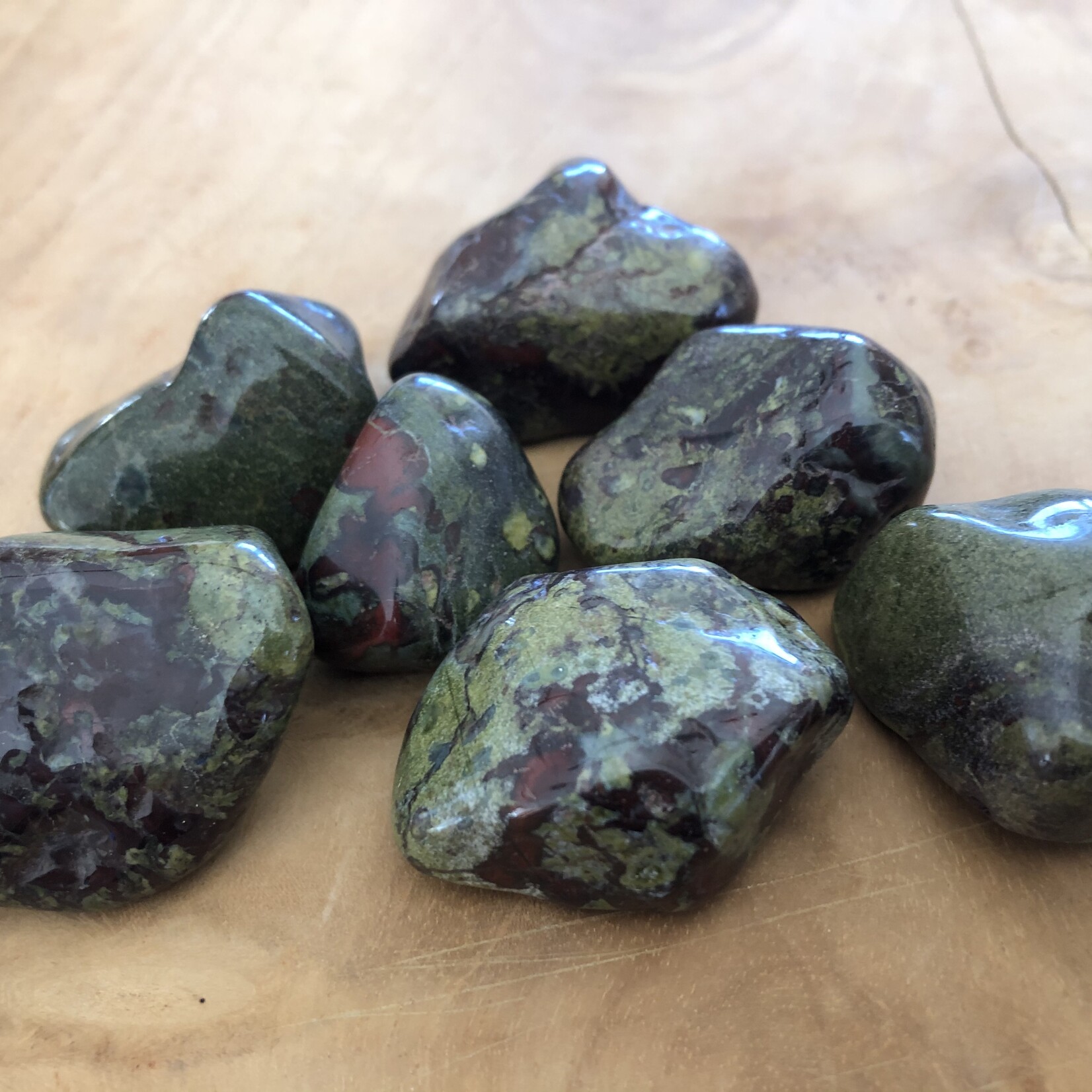 dragon blood jasper tumbled stone