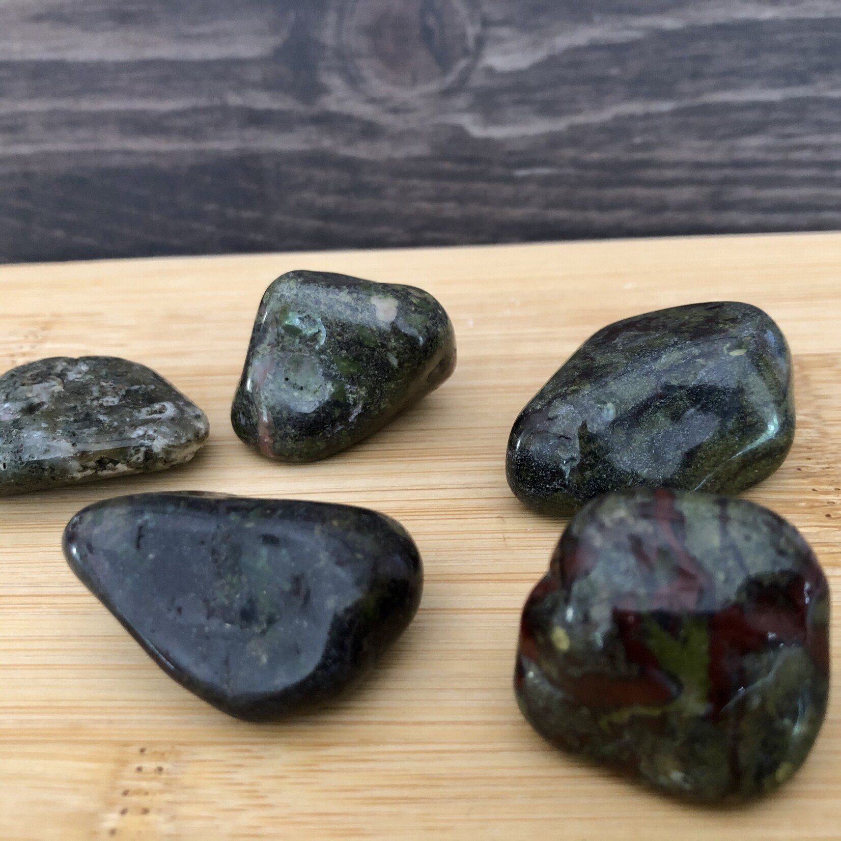 dragon blood jasper tumbled stone