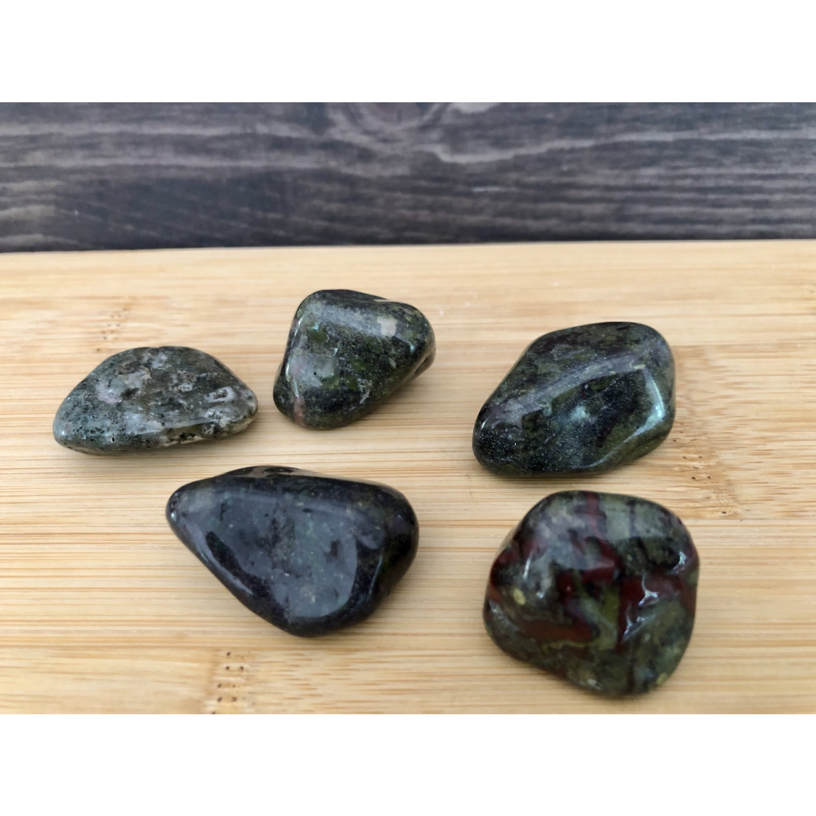 dragon blood jasper tumbled stone