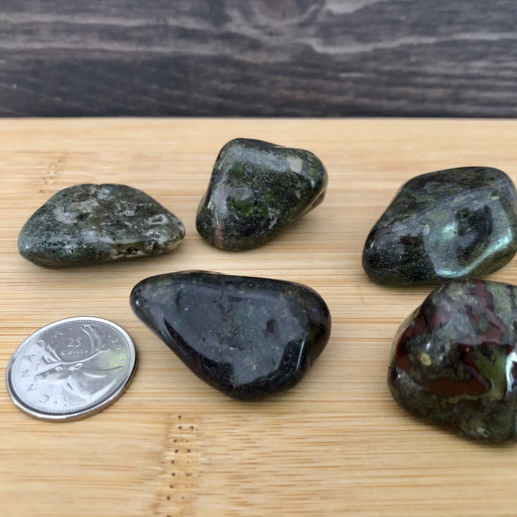 dragon blood jasper tumbled stone