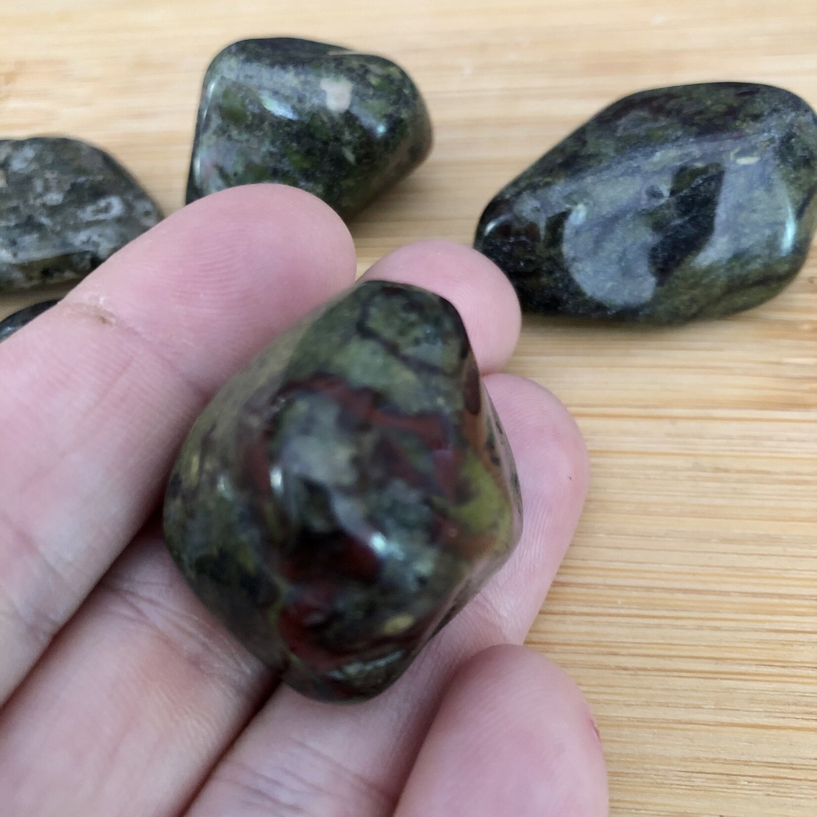 dragon blood jasper tumbled stone