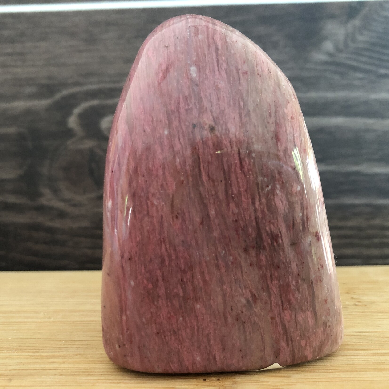 pink rhodonite free form