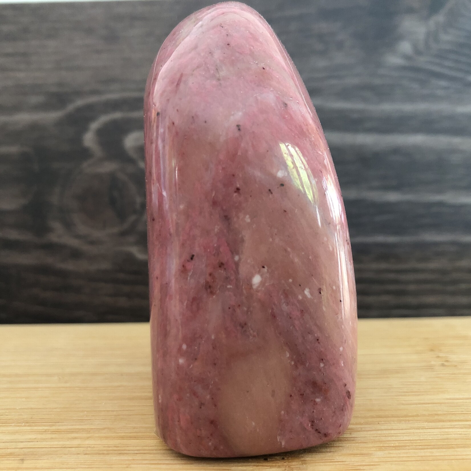 pink rhodonite free form