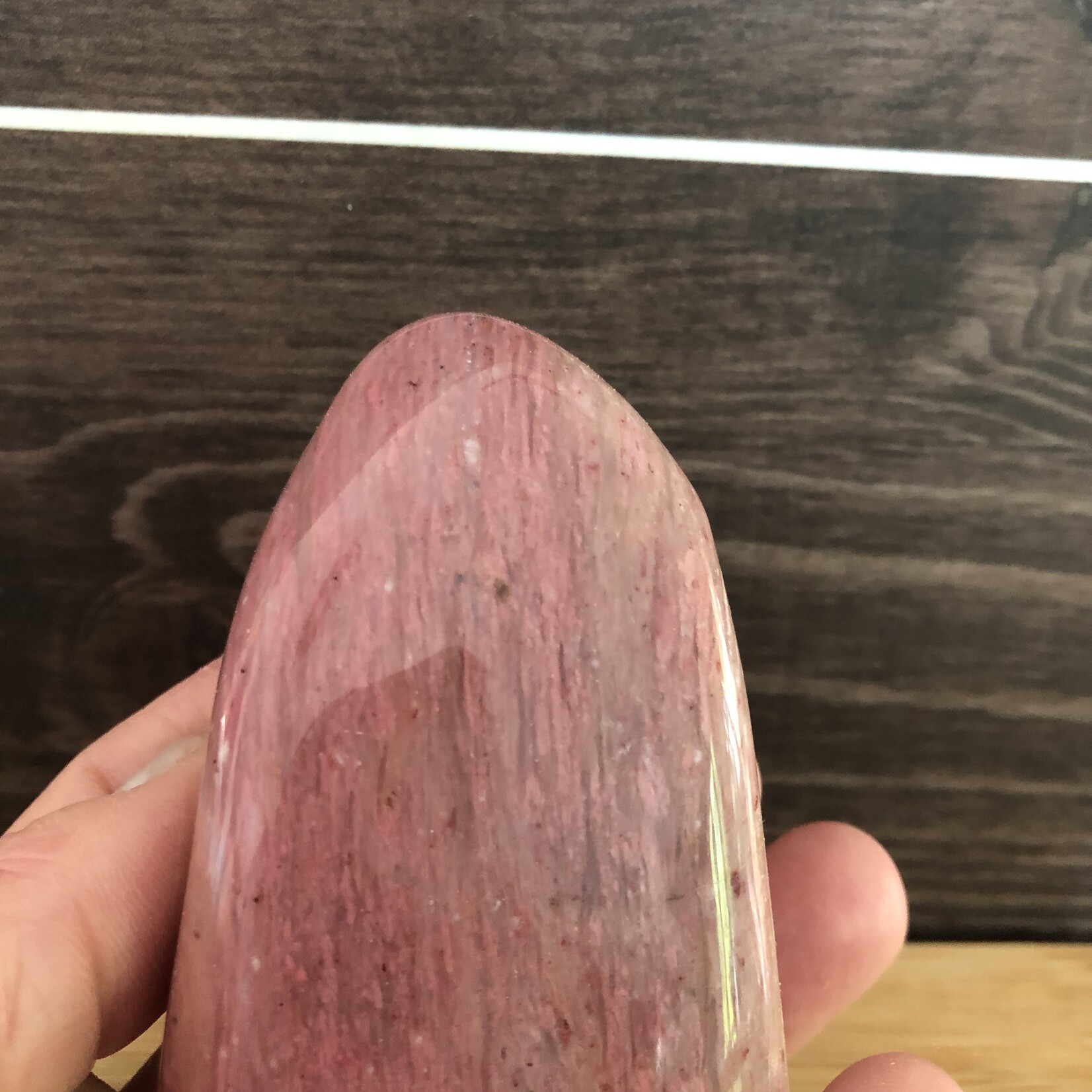 pink rhodonite free form