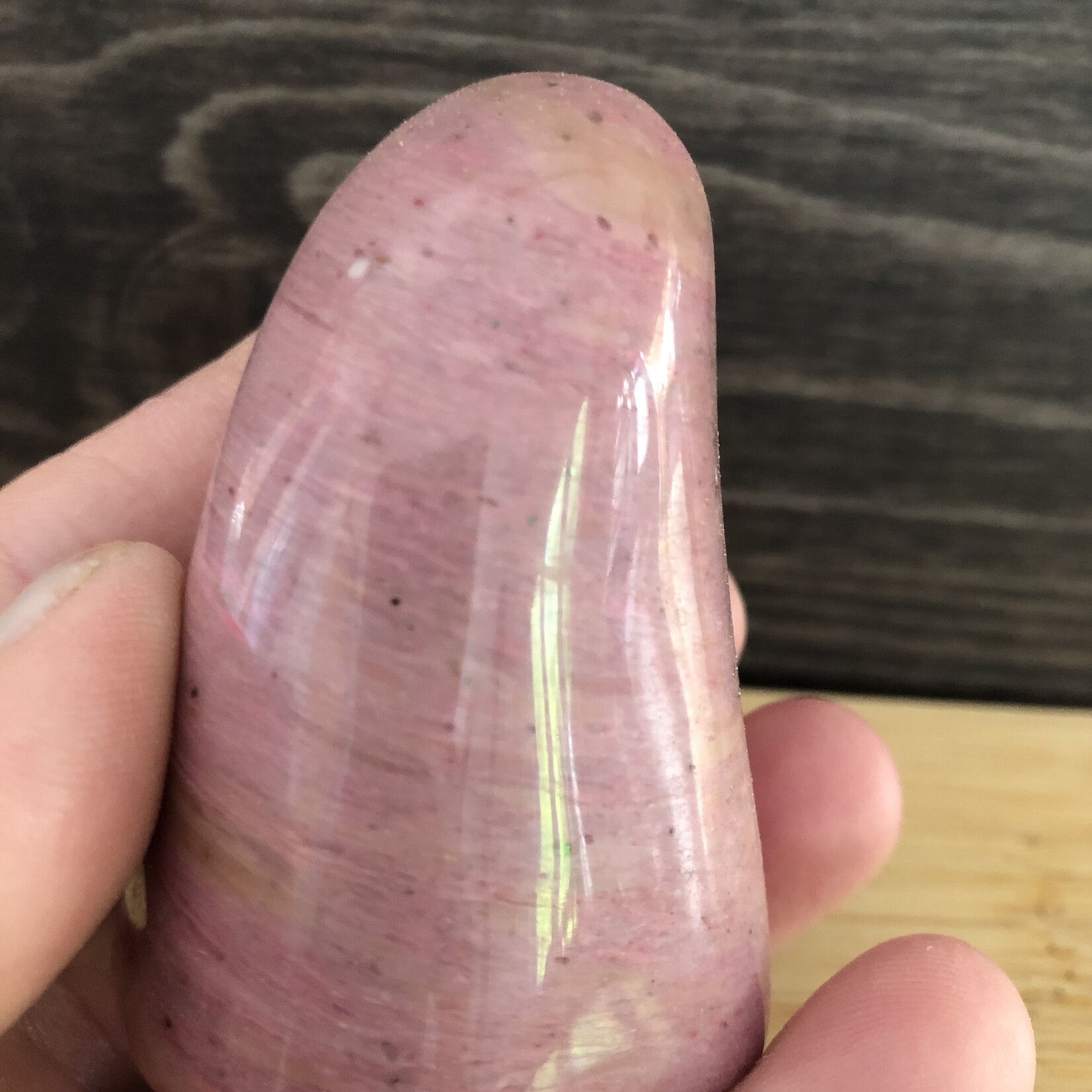 rhodonite rose free form