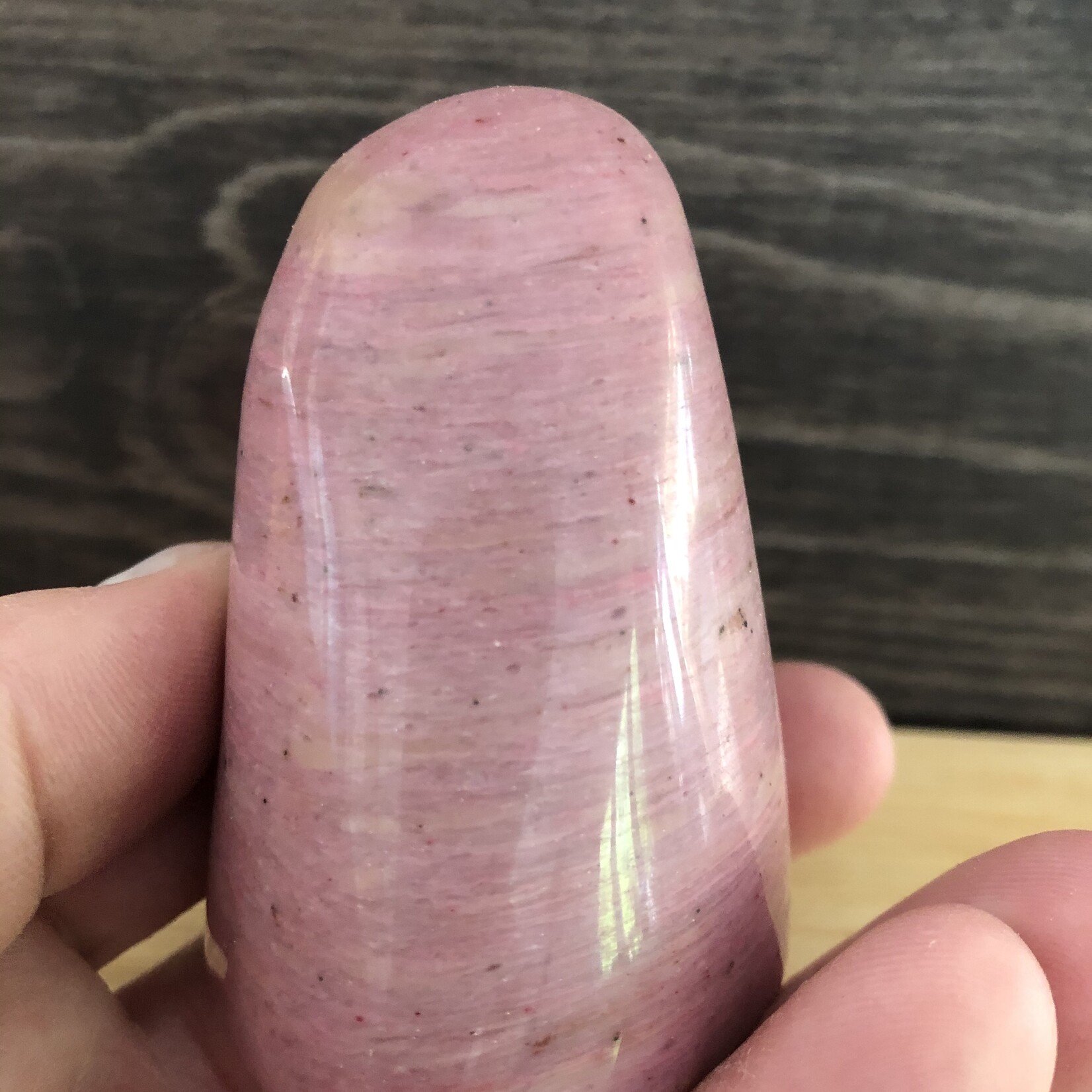 pink rhodonite free form