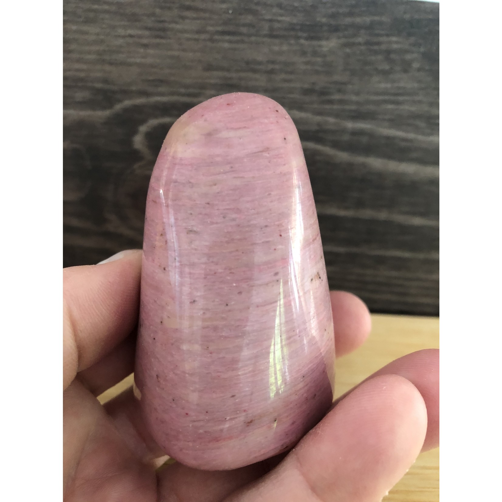 pink rhodonite free form