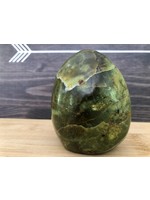 large calming polished green opal