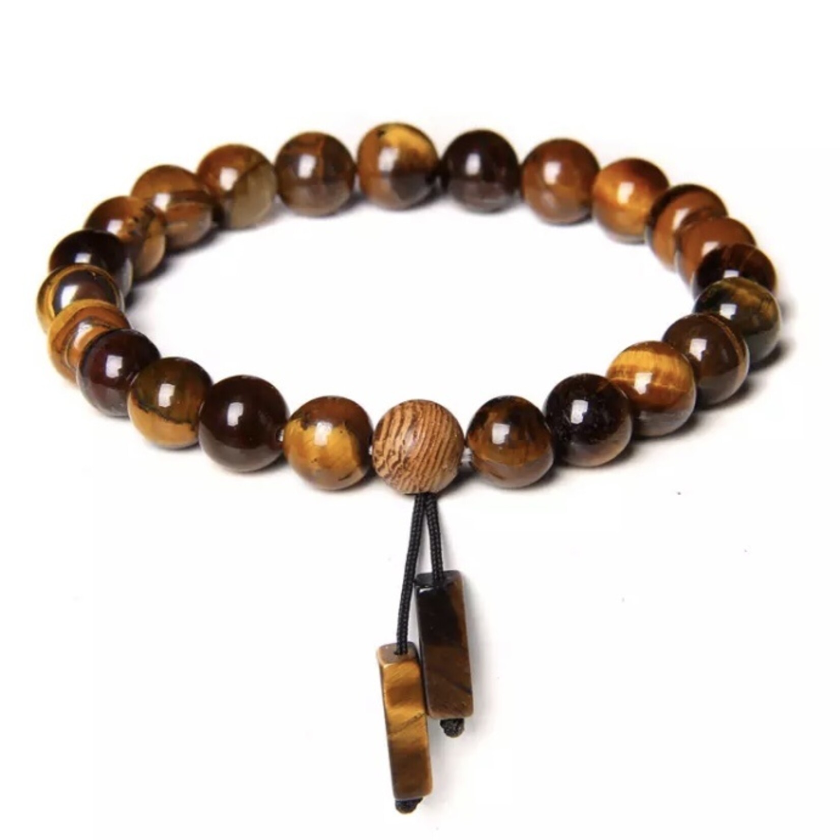 Natural Stone and Wood Bracelets 21cm - Simple and Natural Elegance