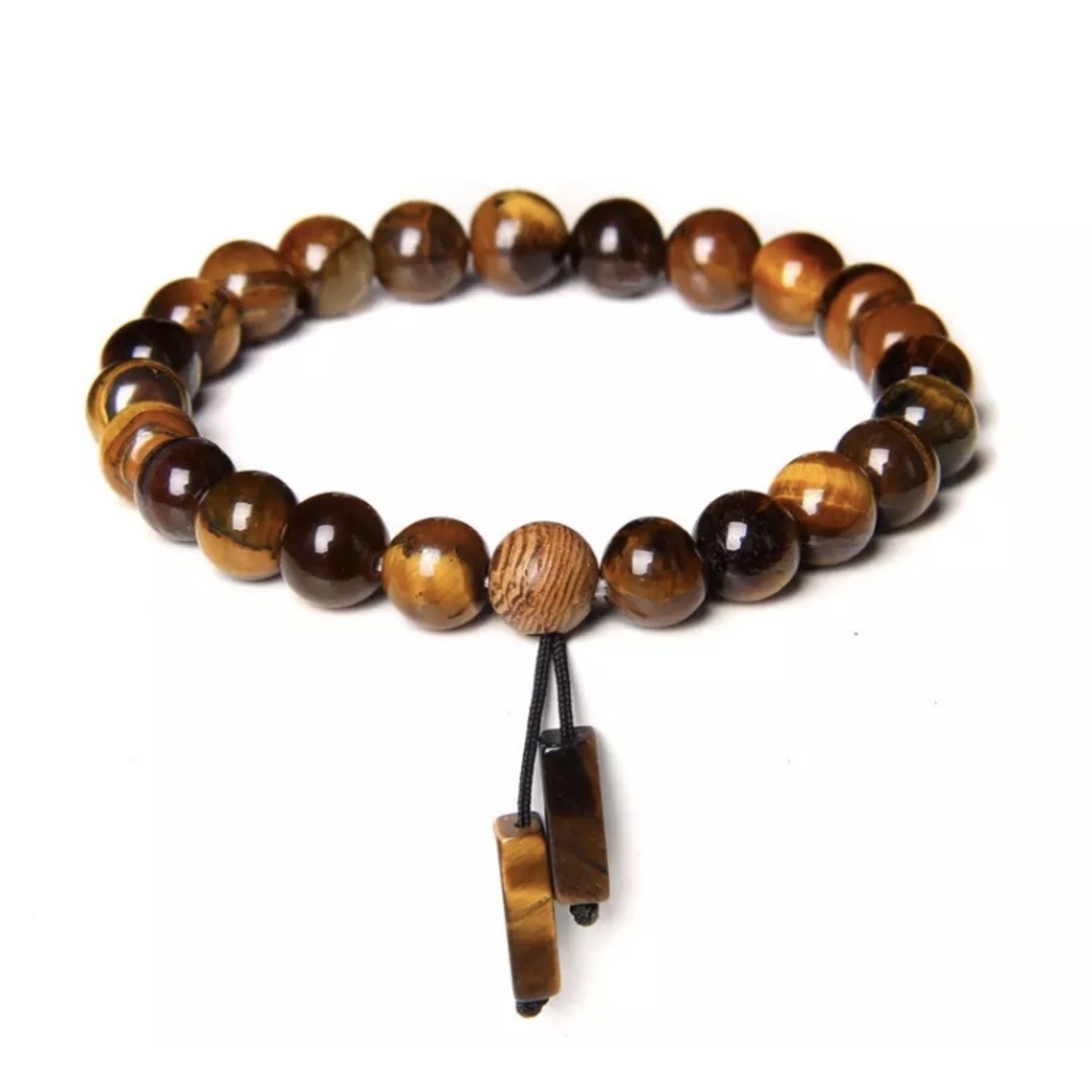 Natural Stone and Wood Bracelets 21cm - Simple and Natural Elegance