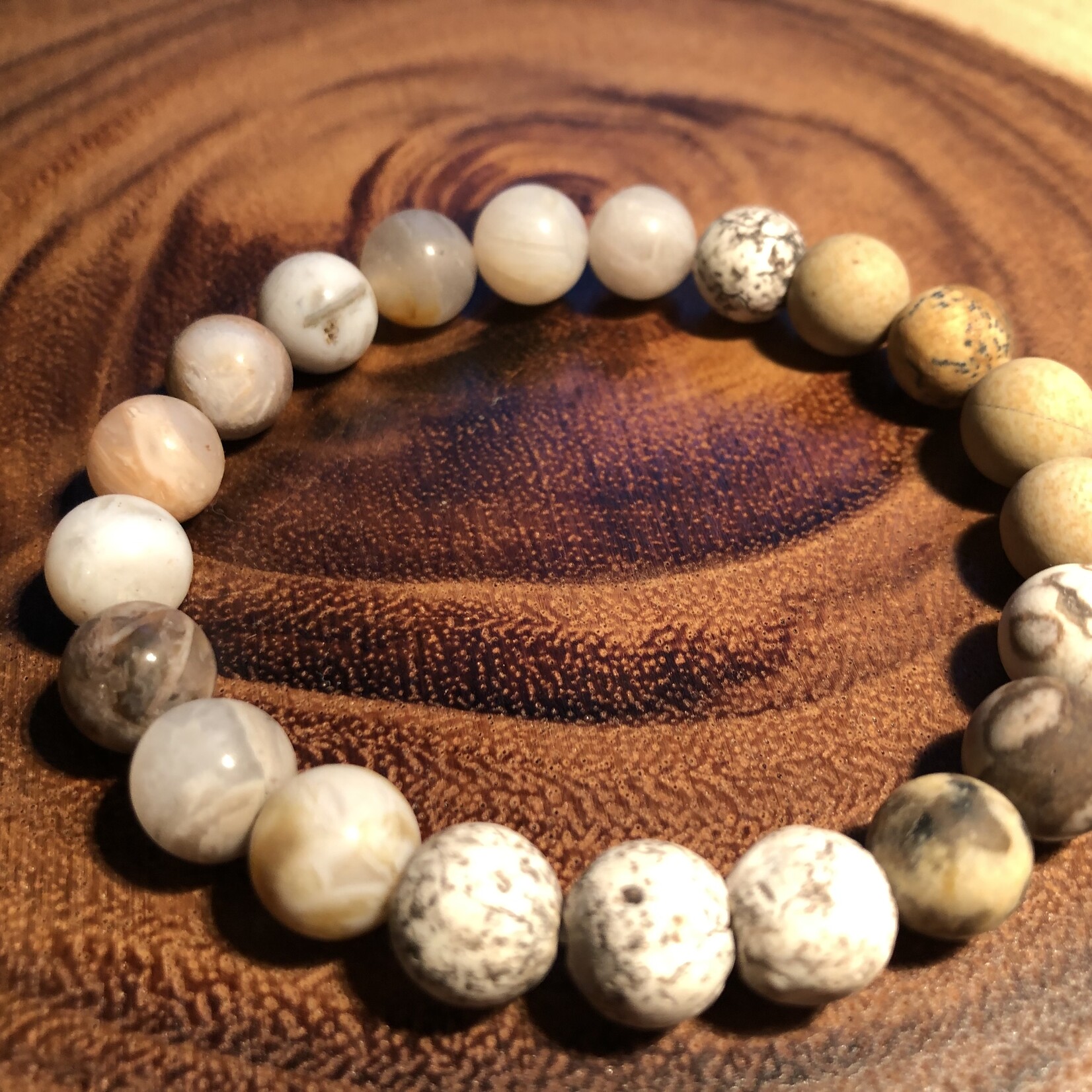 21cm Natural Stone Bracelets - Rustic and Authentic Charm