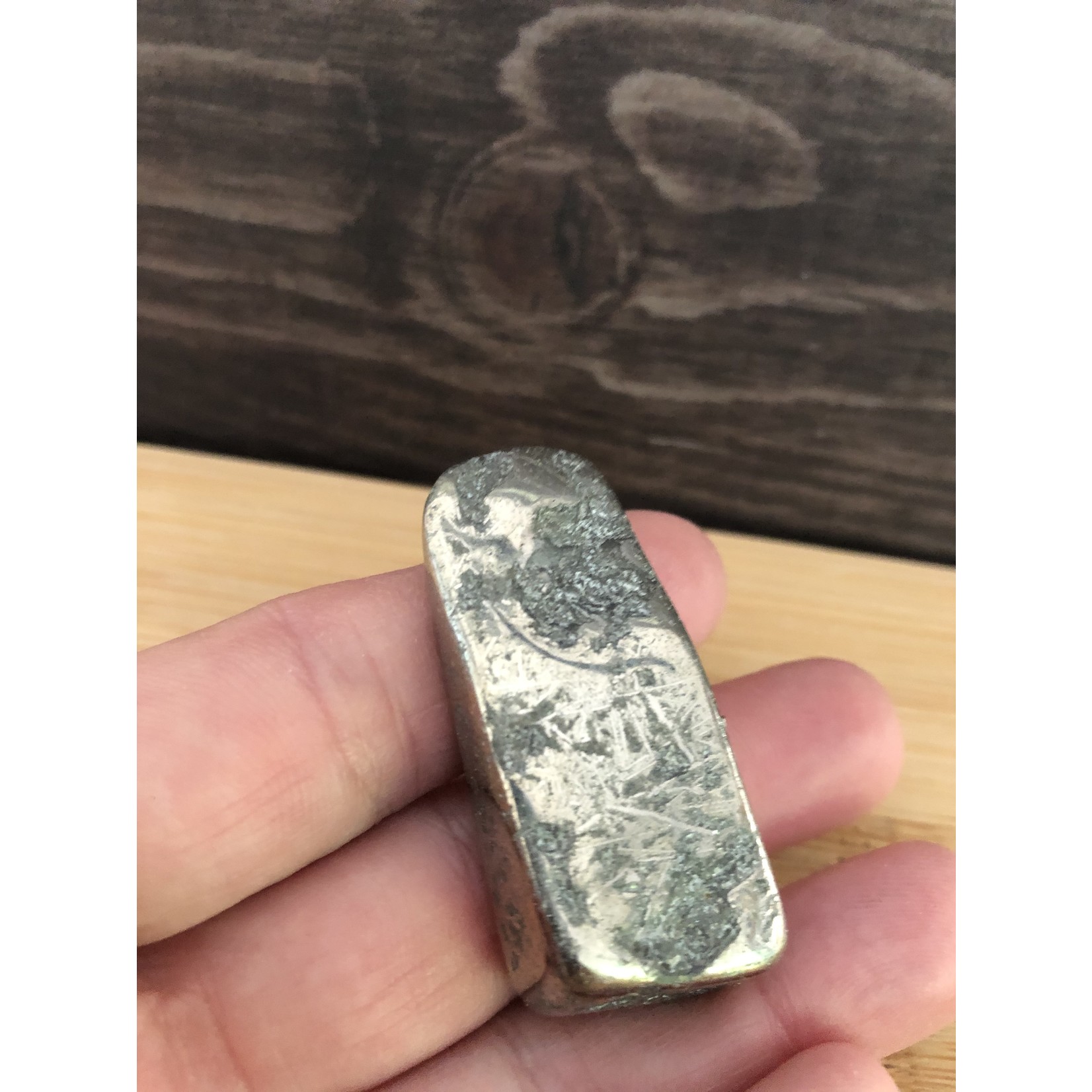 pyrite palm stone