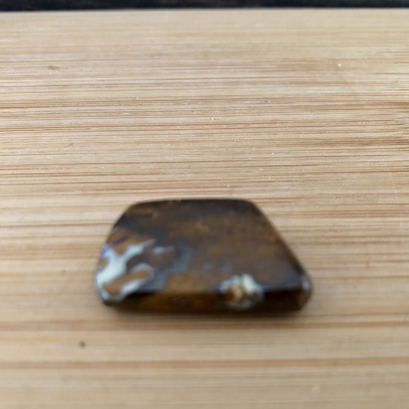 boulder opal palm stone