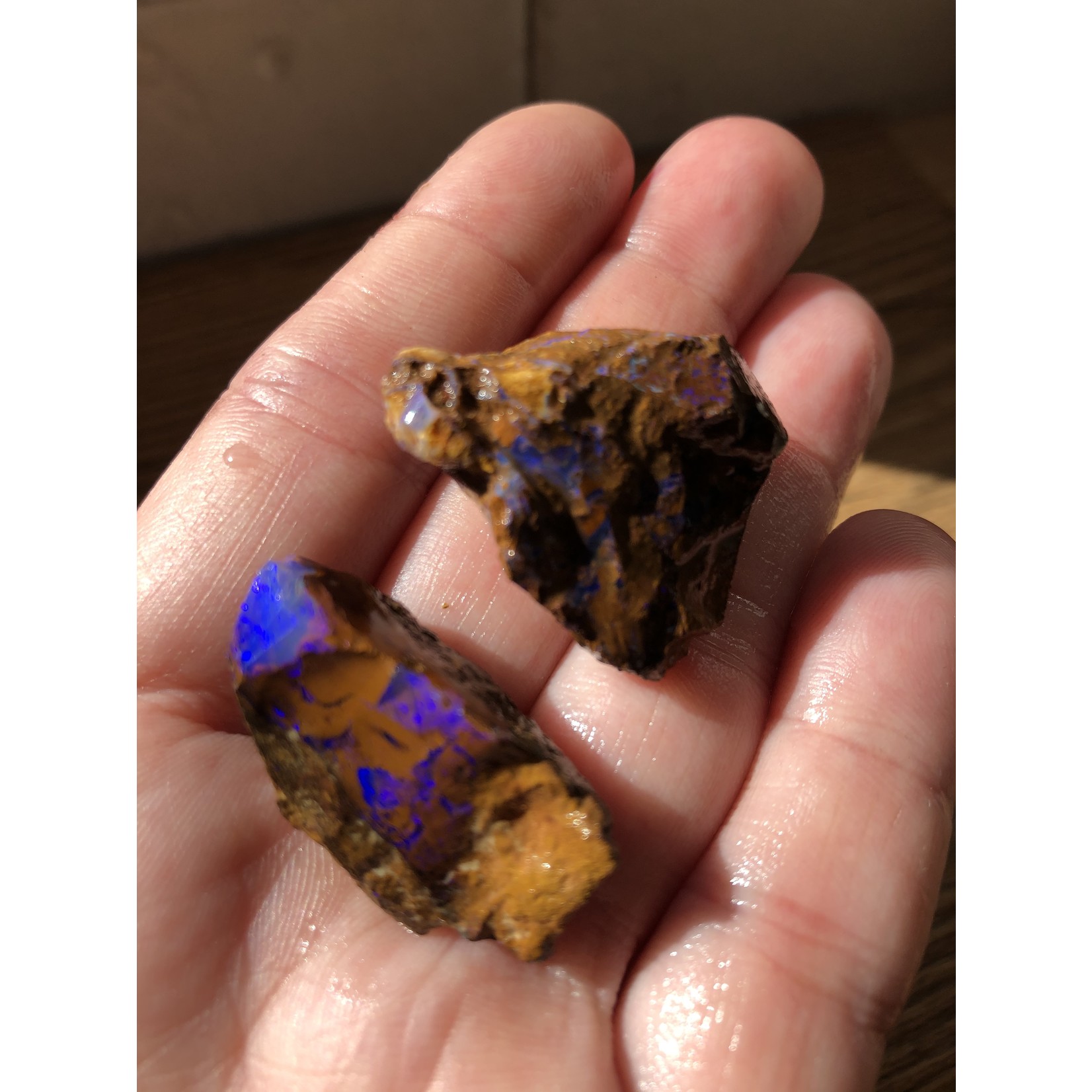 Rough Australian  Boulder Opal  lot-95ct