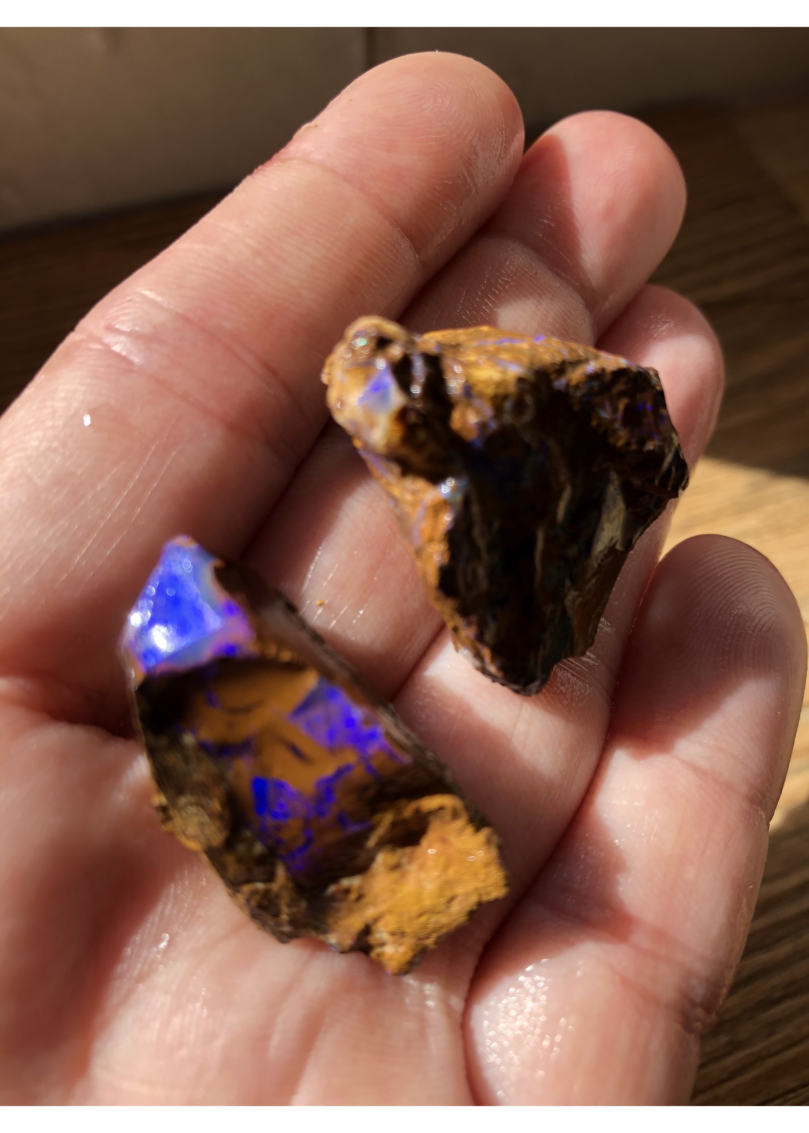 opale boulder australien rough lot-95ct