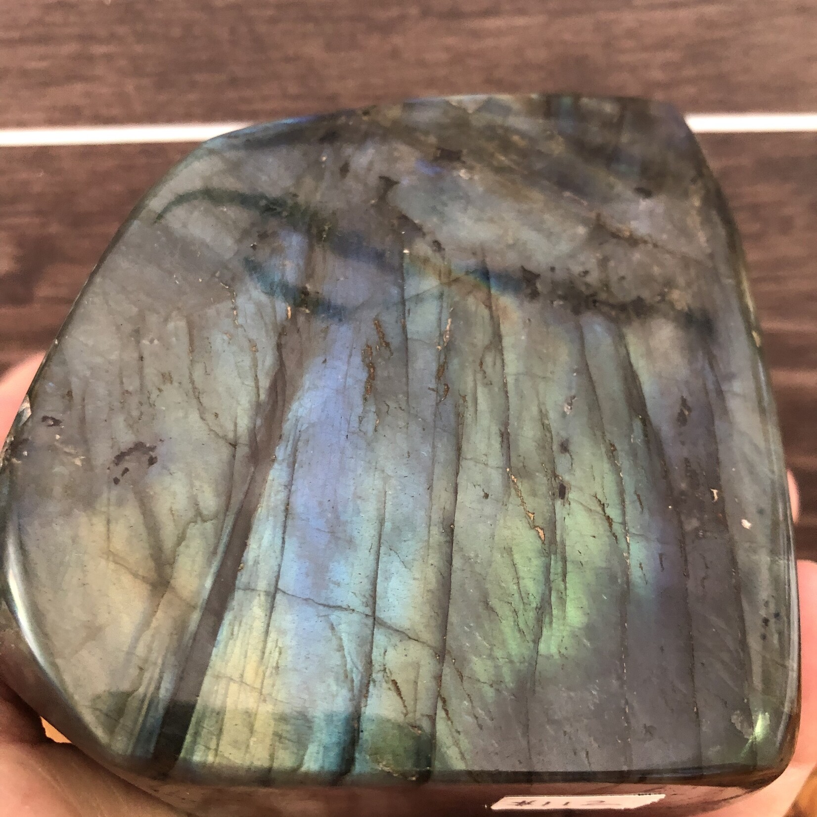 Grande Forme Libre de Labradorite – Stimulant de l'Imagination Créative, 801g