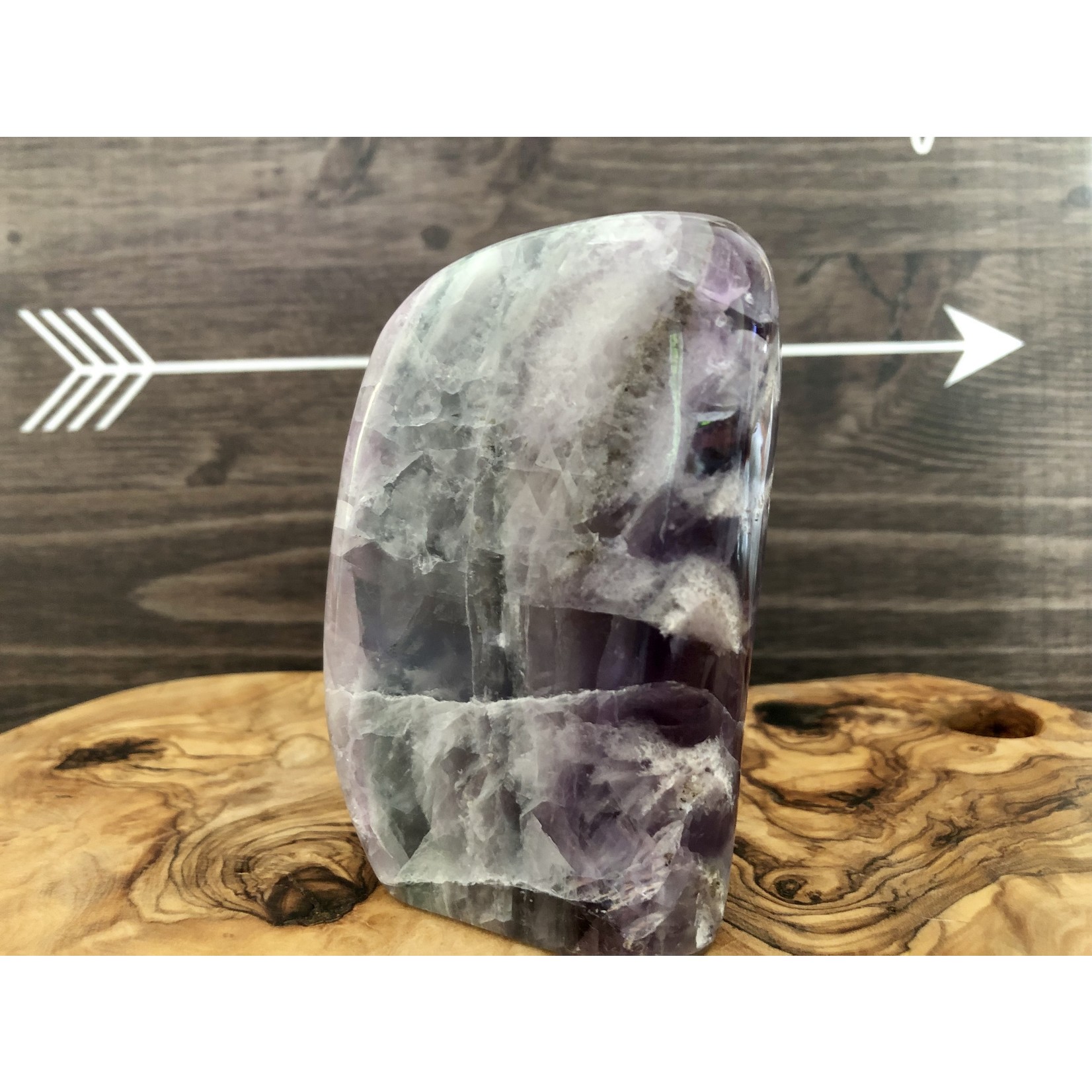 large rainbow fluorite free form, useful for general well-being, has a stabilizing effect and absorbs harmful energies