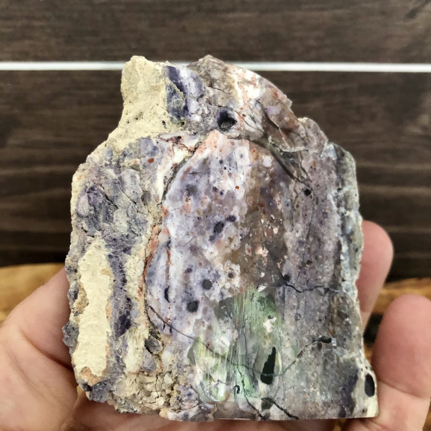 Gleaming Tiffany Stone Freeform - A Rare Gem for Amplifying Intuition and Psychic Abilities