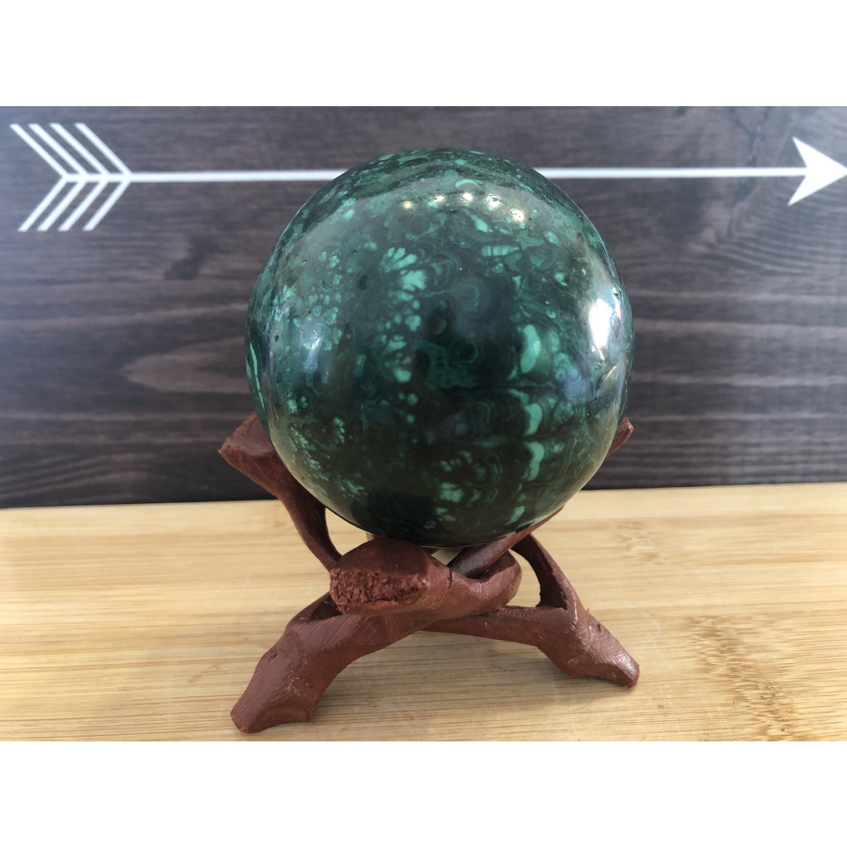 malachite sphère-830g