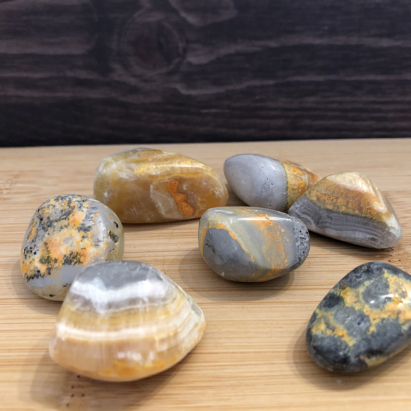 bumblebee jasper tumbled stone