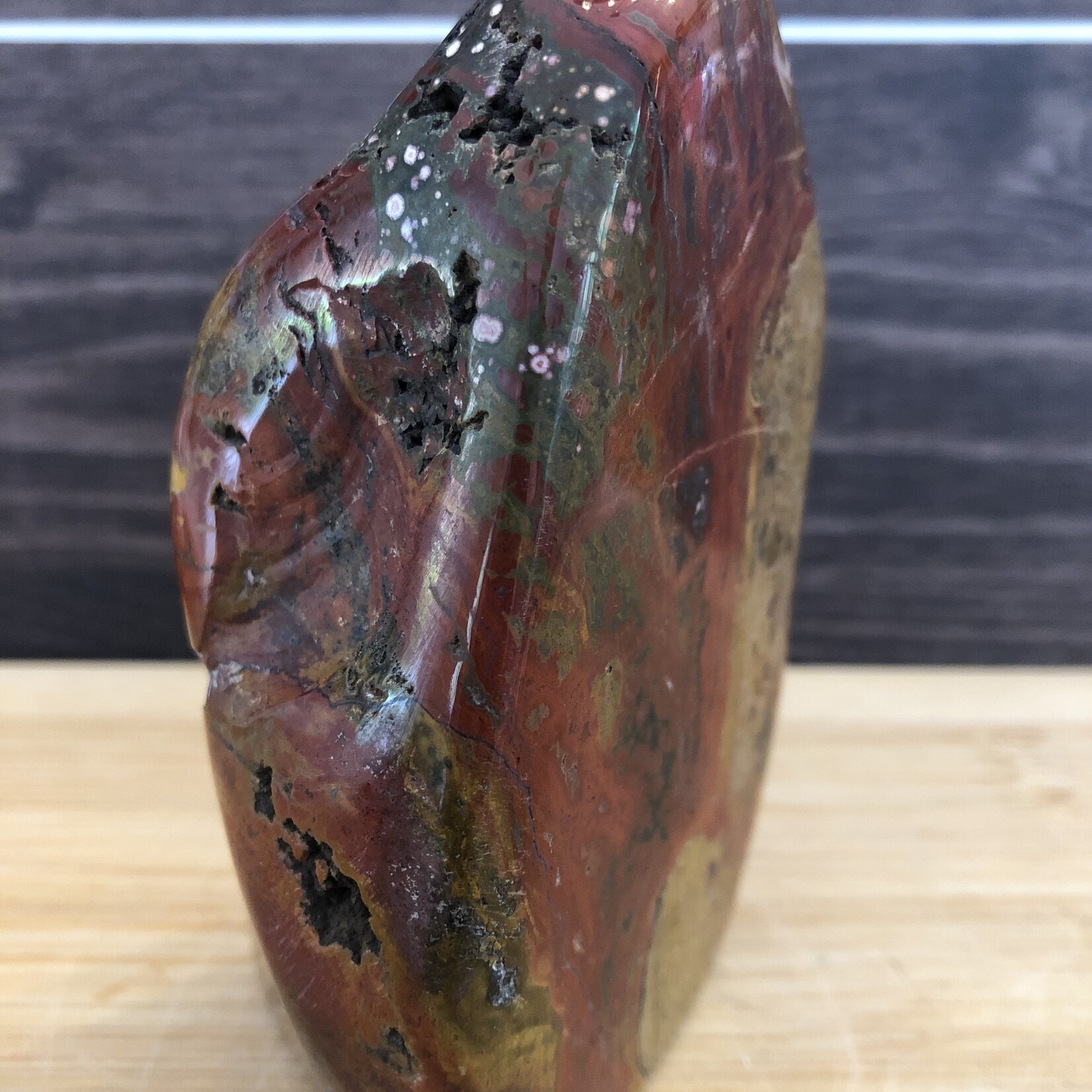 red bubble jasper