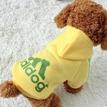chandail adidog pochette intégrée - jaune-VENTE FINALE