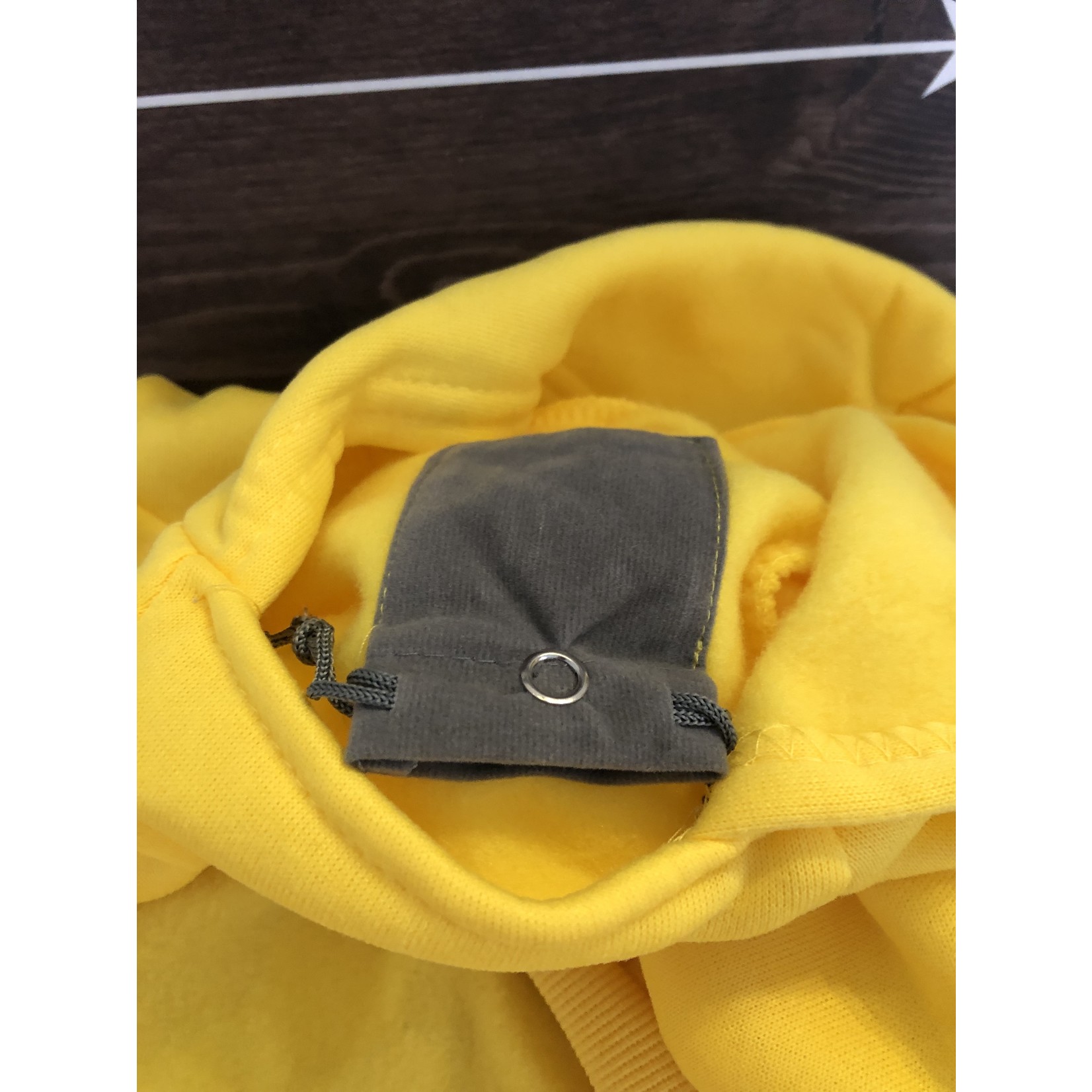 adidog sweater integrated pocket -yellow-FINAL SALE