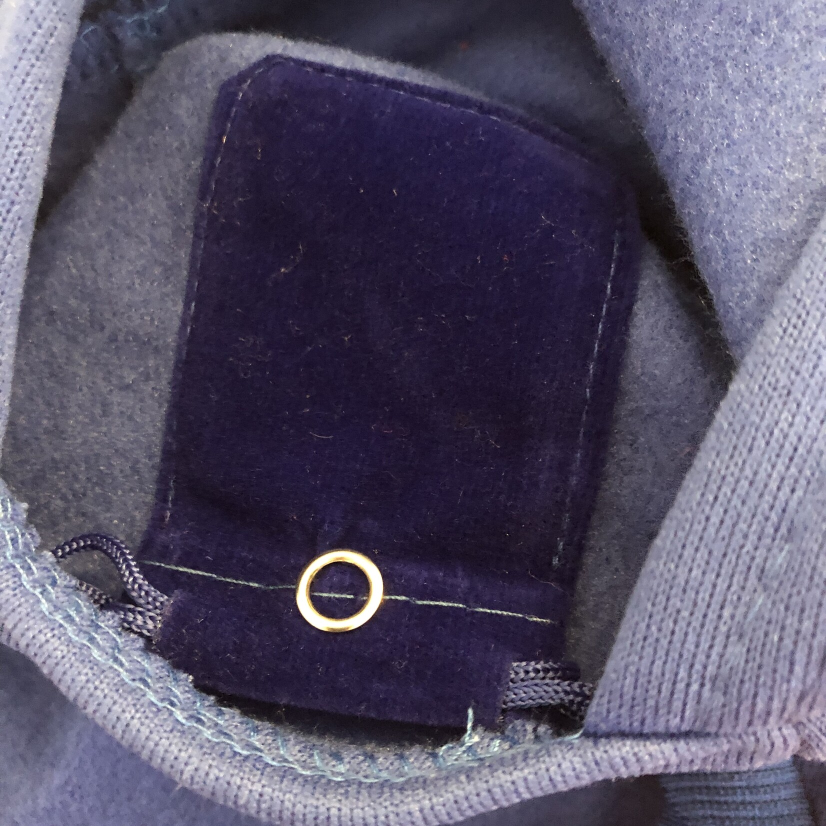 chandail adidog pochette intégrée - bleu-VENTE FINALE