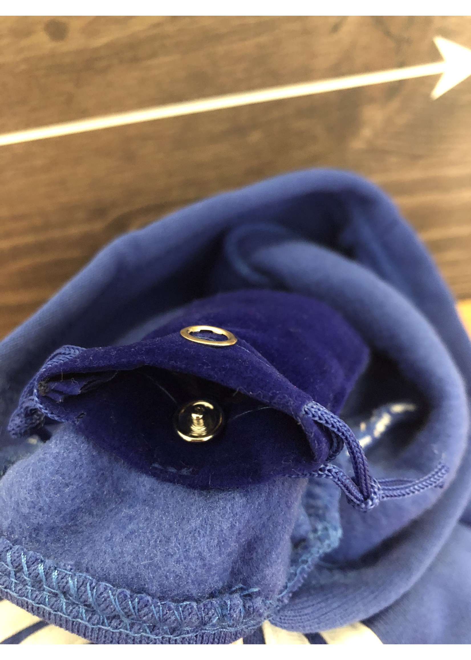 adidog sweater integrated pocket -blue-FINAL SALE