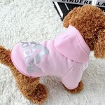 chandail the dog face pochette intégrée -rose-VENTE FINALE