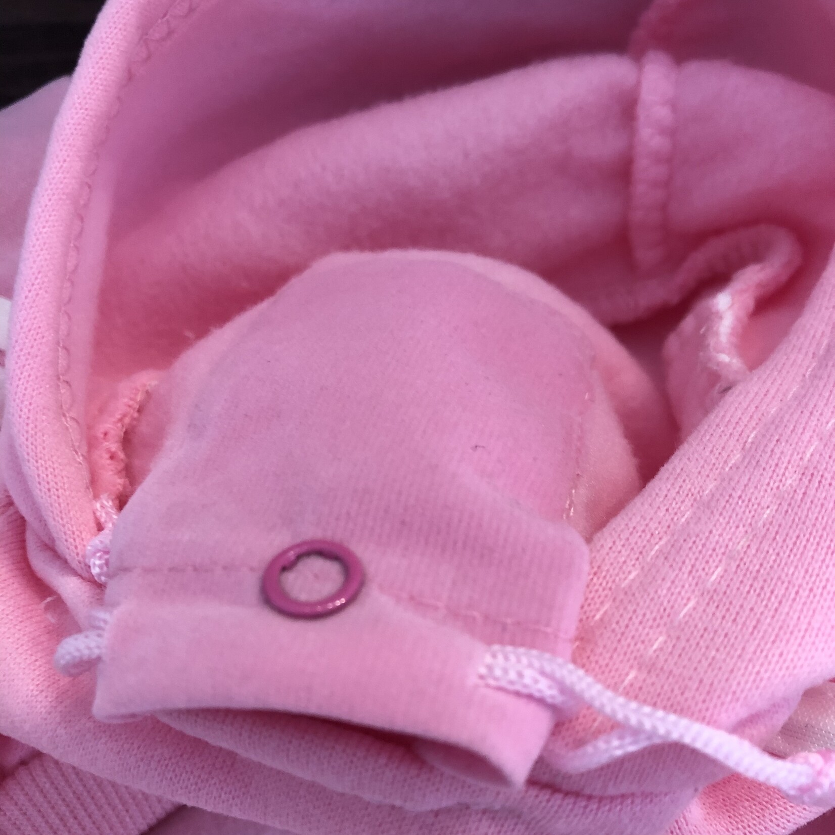 chandail the dog face pochette intégrée -rose-VENTE FINALE